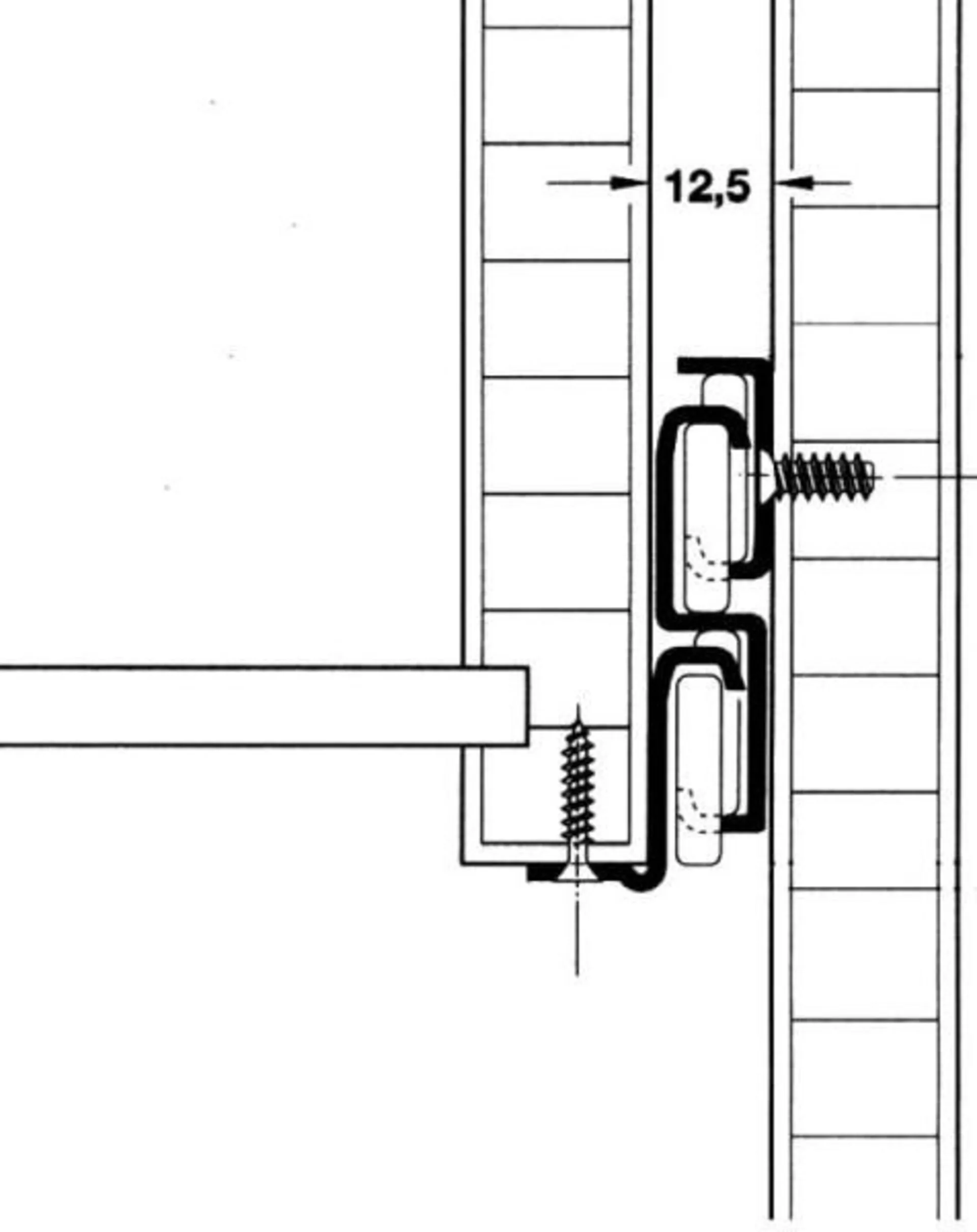 Schubladenauszug 500mm Vollauszug Paar