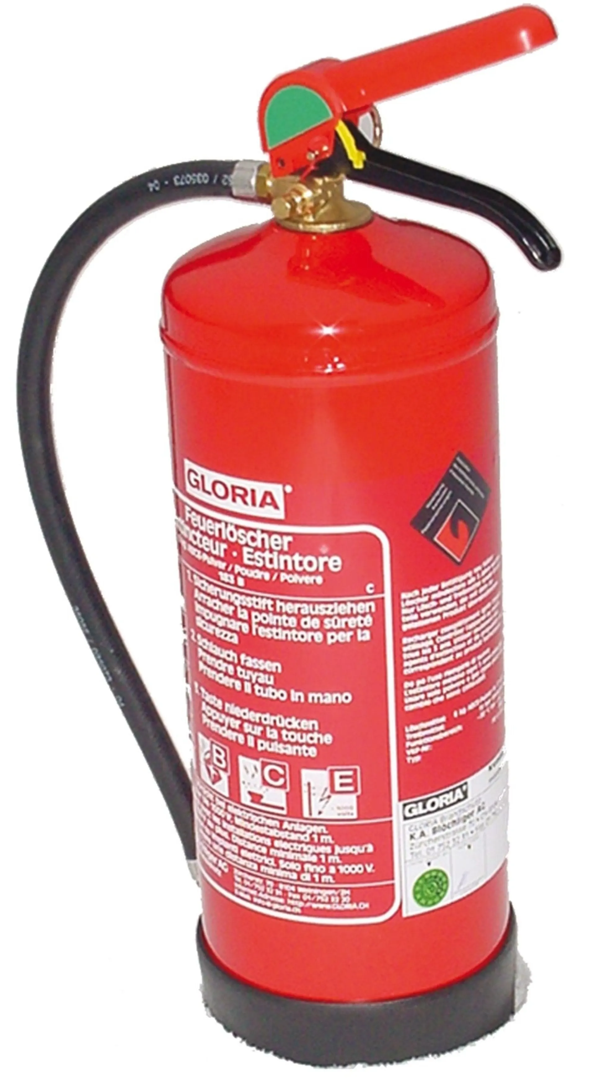 Gloria Feuerlöscher 6Kg Pulver f. LKW