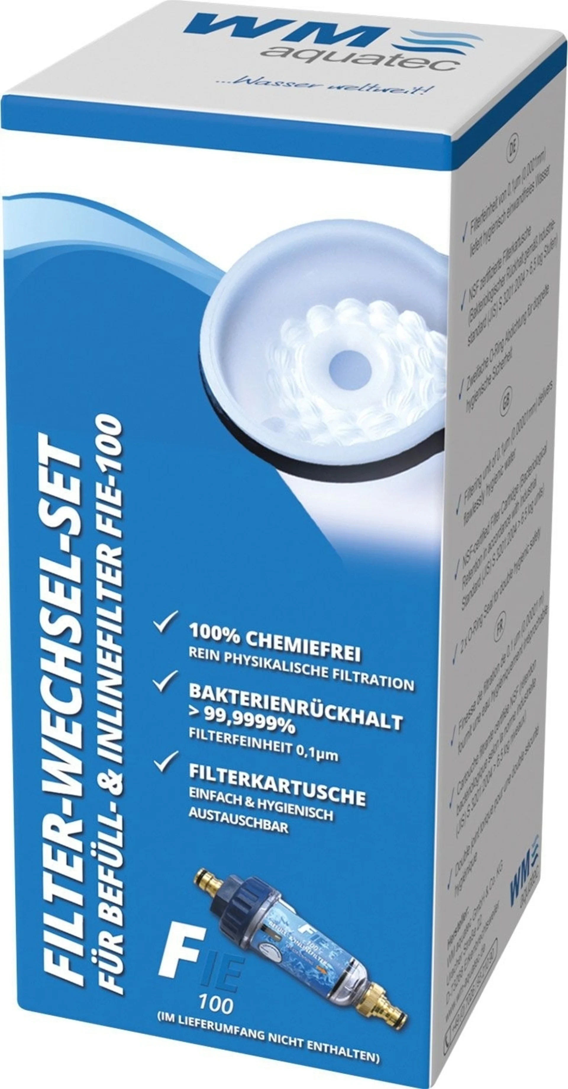 Filter-Wechsel-Set für Inlinefilter FIE-100