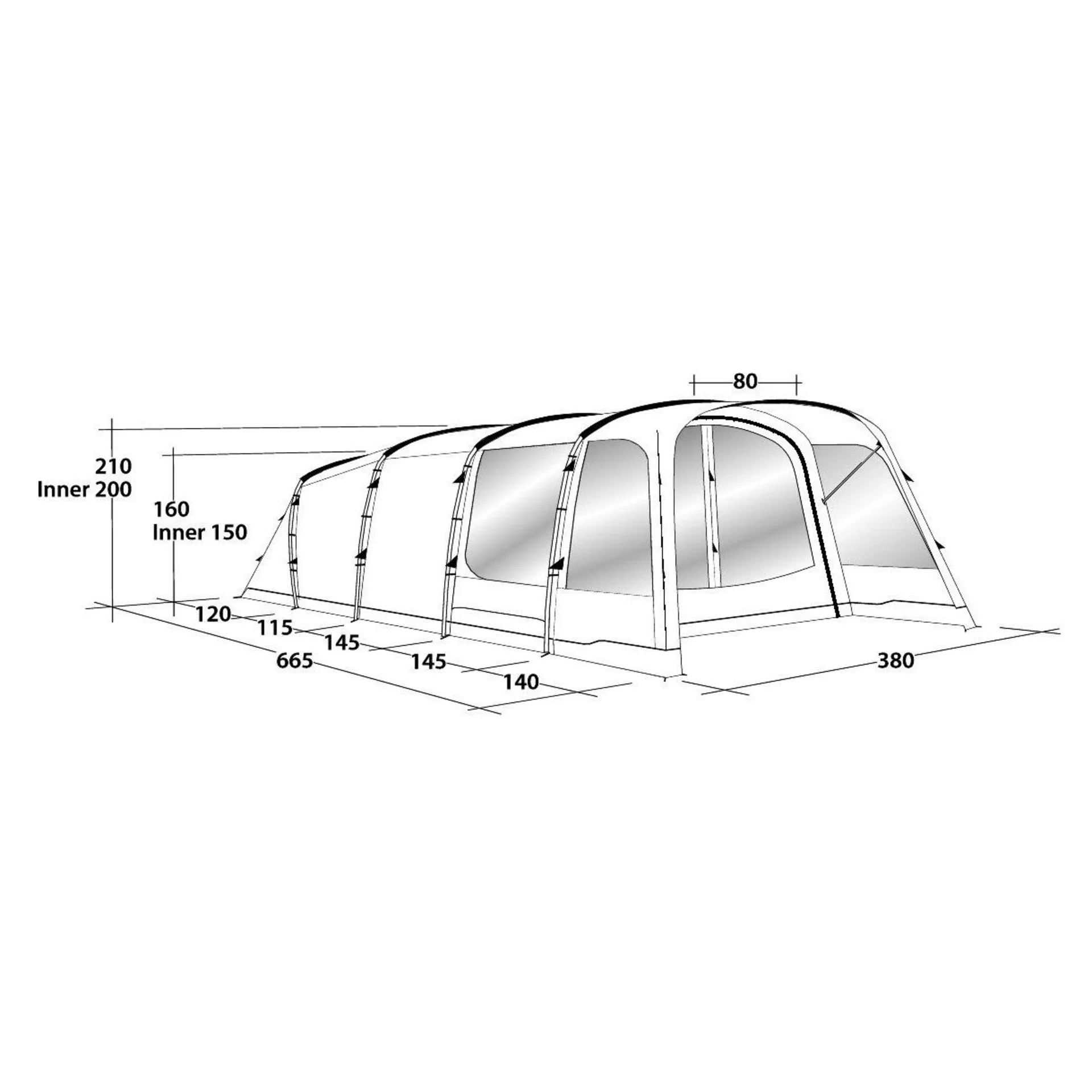 Willwood 6 Outwell Campingzelt