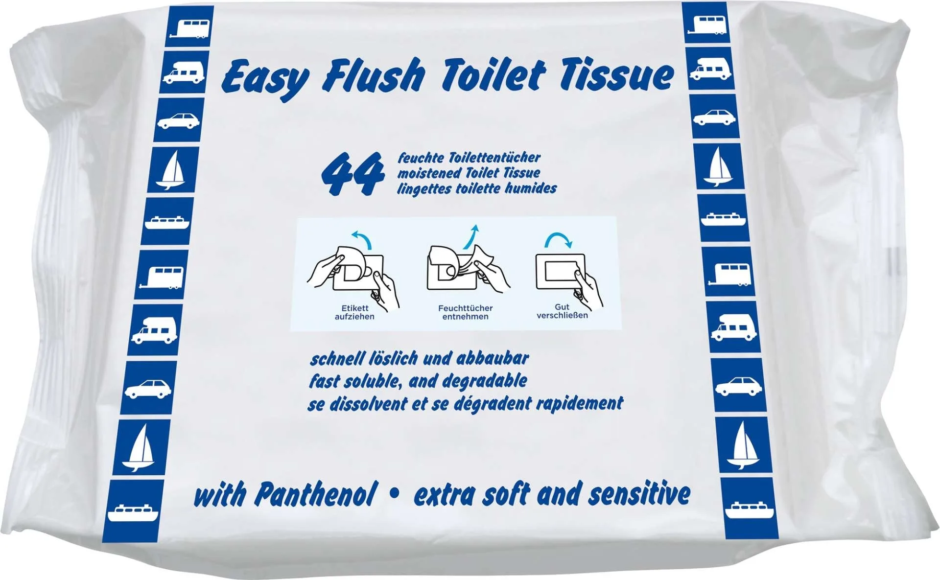 Yachticon Feuchte Toilettentücher
