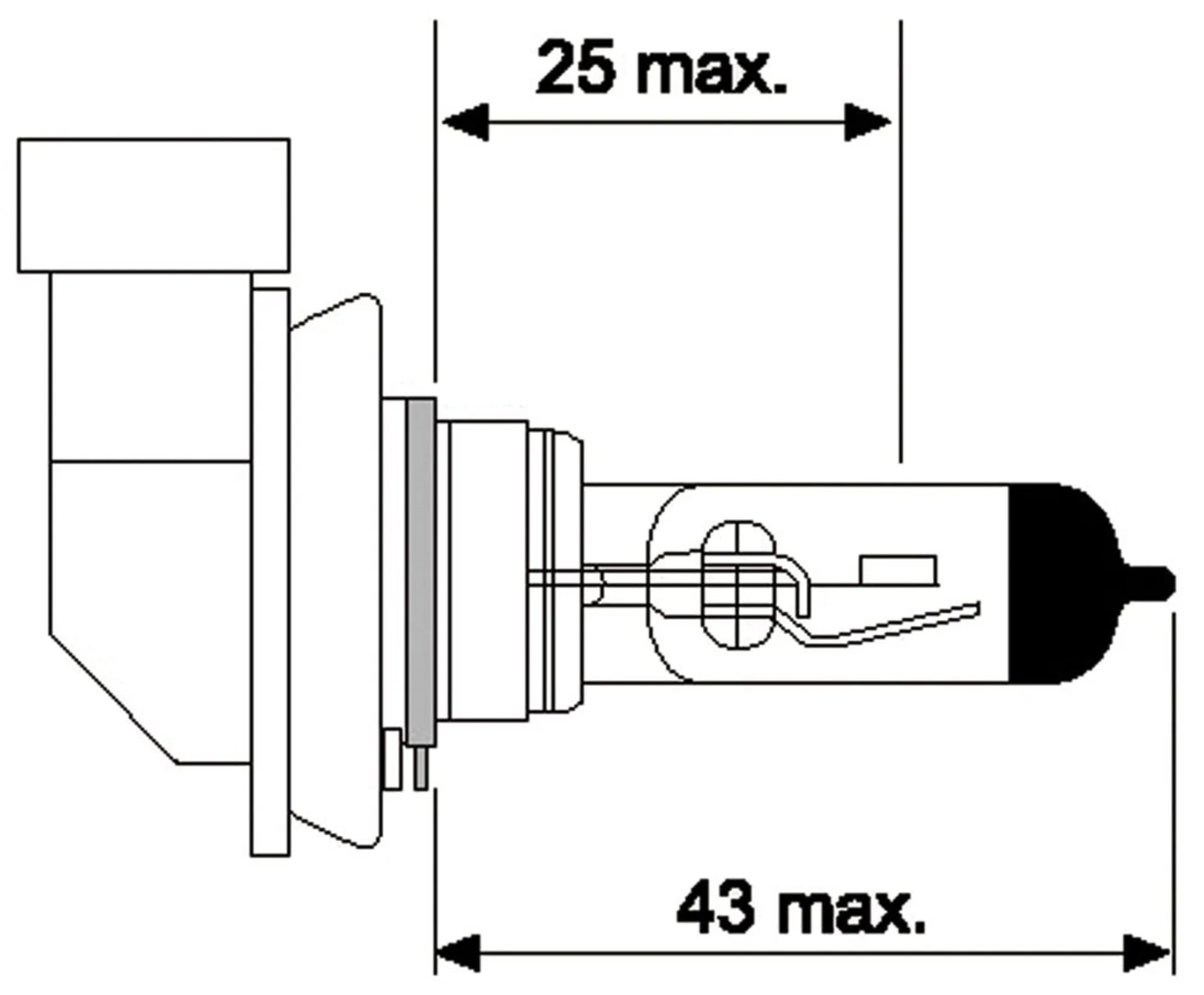 Philips Glühlampe H8 12V 35W WhiteVision