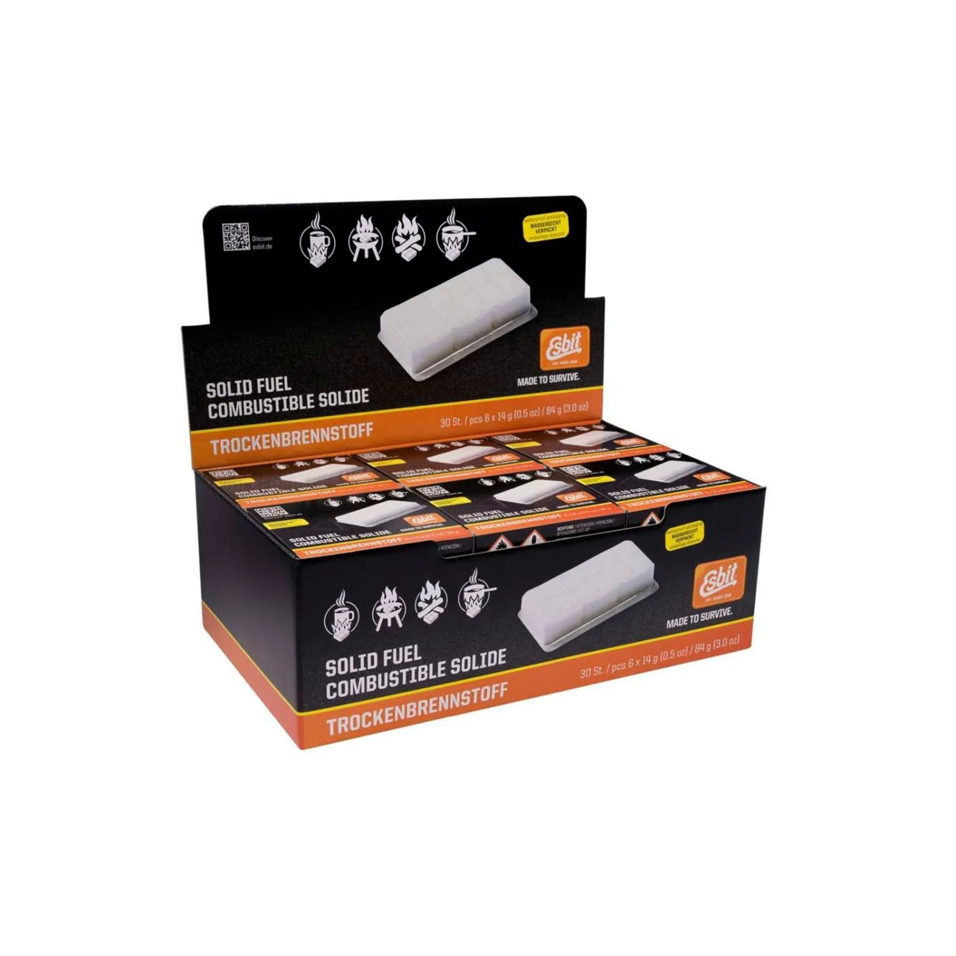 Esbit Trockenbrennstofftabletten 6 x 14 g für Taschenkocher