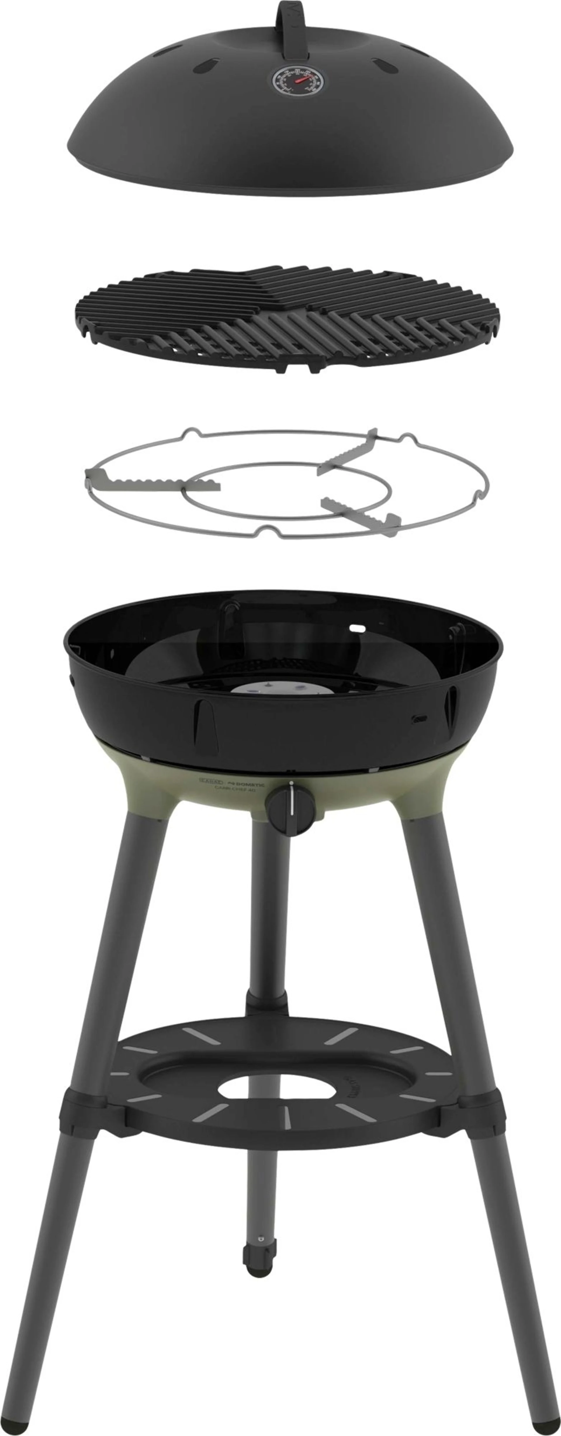 Cadac Carri Chef 40 BBQ Dome Grill 50 mbar noir