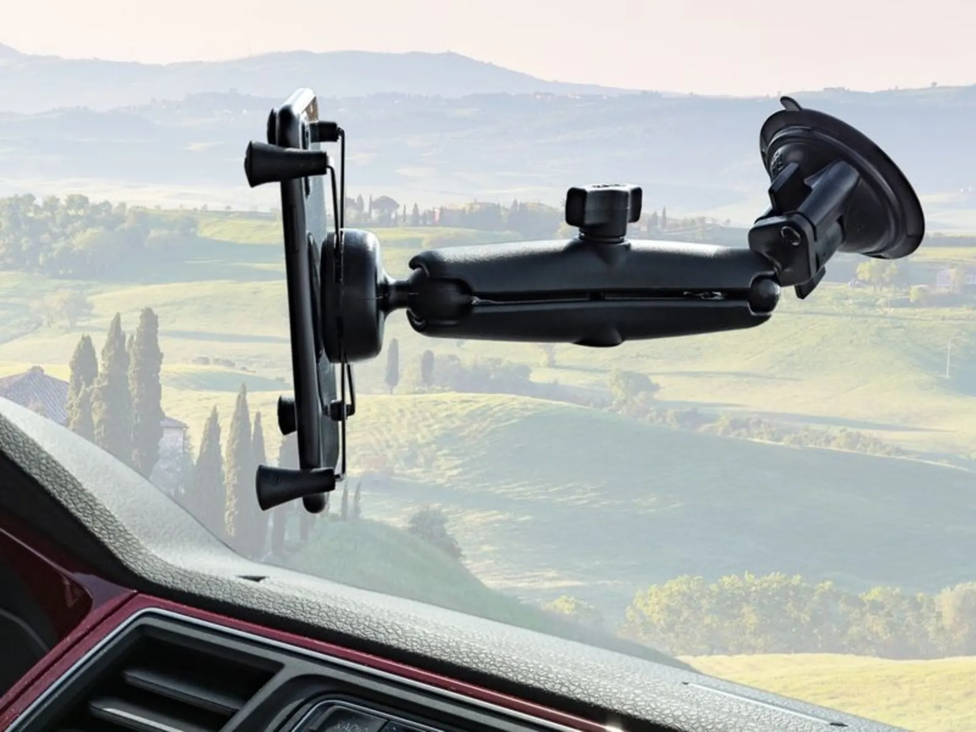 Universal Handyhalter mit extra langem Arm und Saugfusshalterung