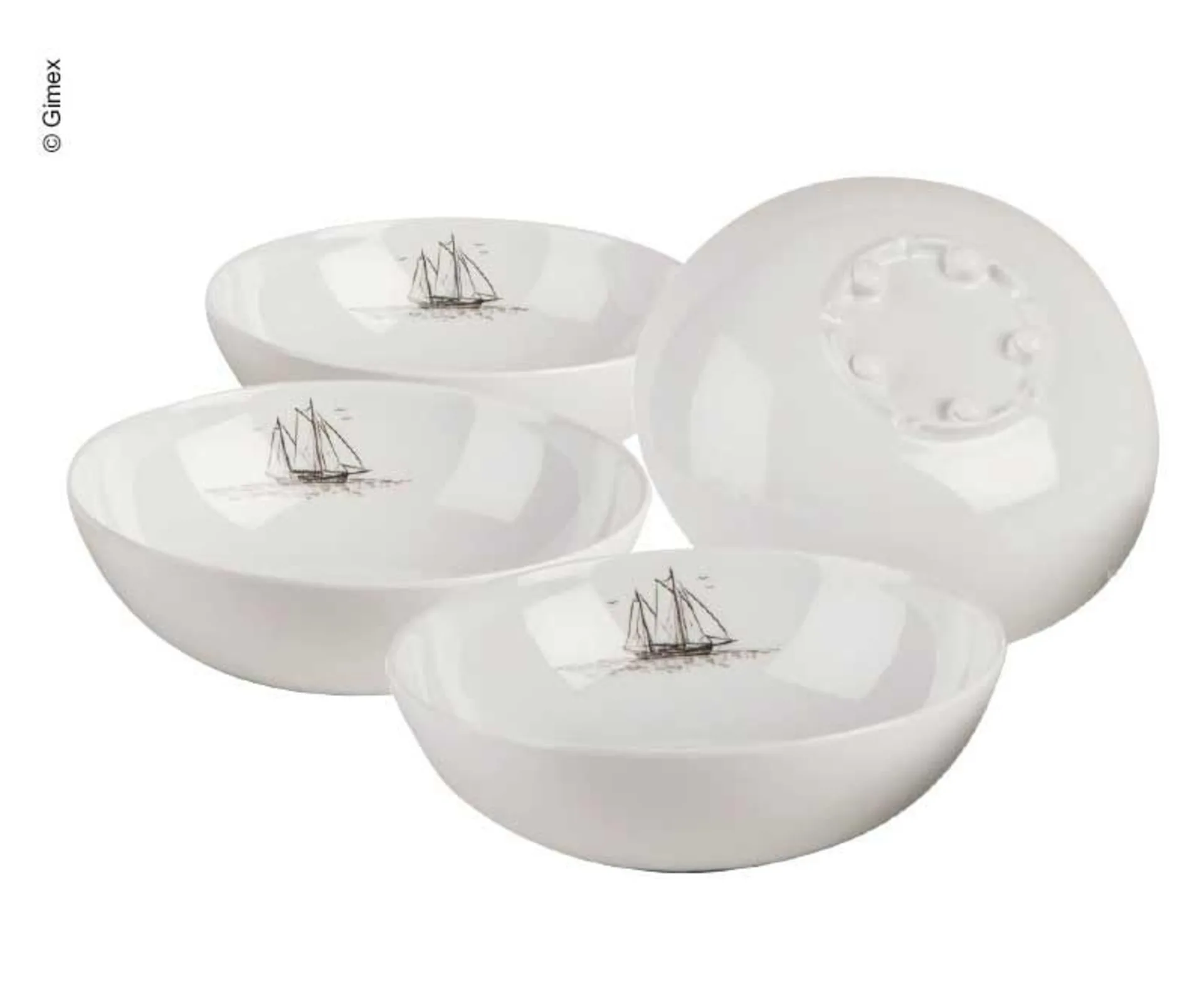 Melamin Müslischalen SAILS, 4-teiliges Set
