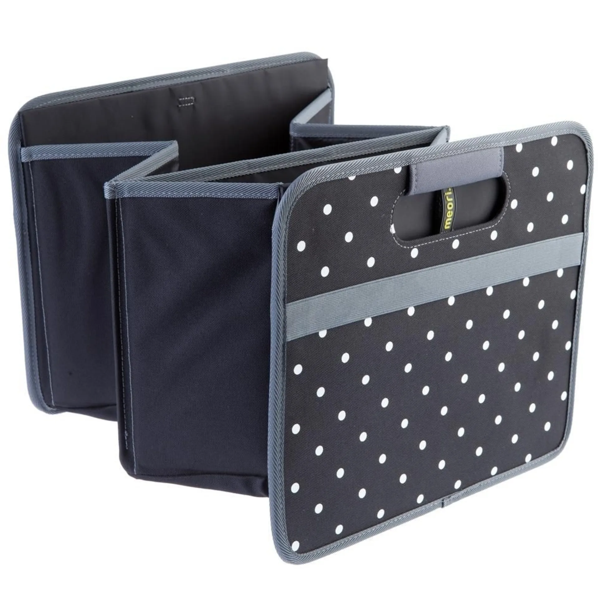 meori Faltbox Classic Lava Schwarz mit Punkte Large