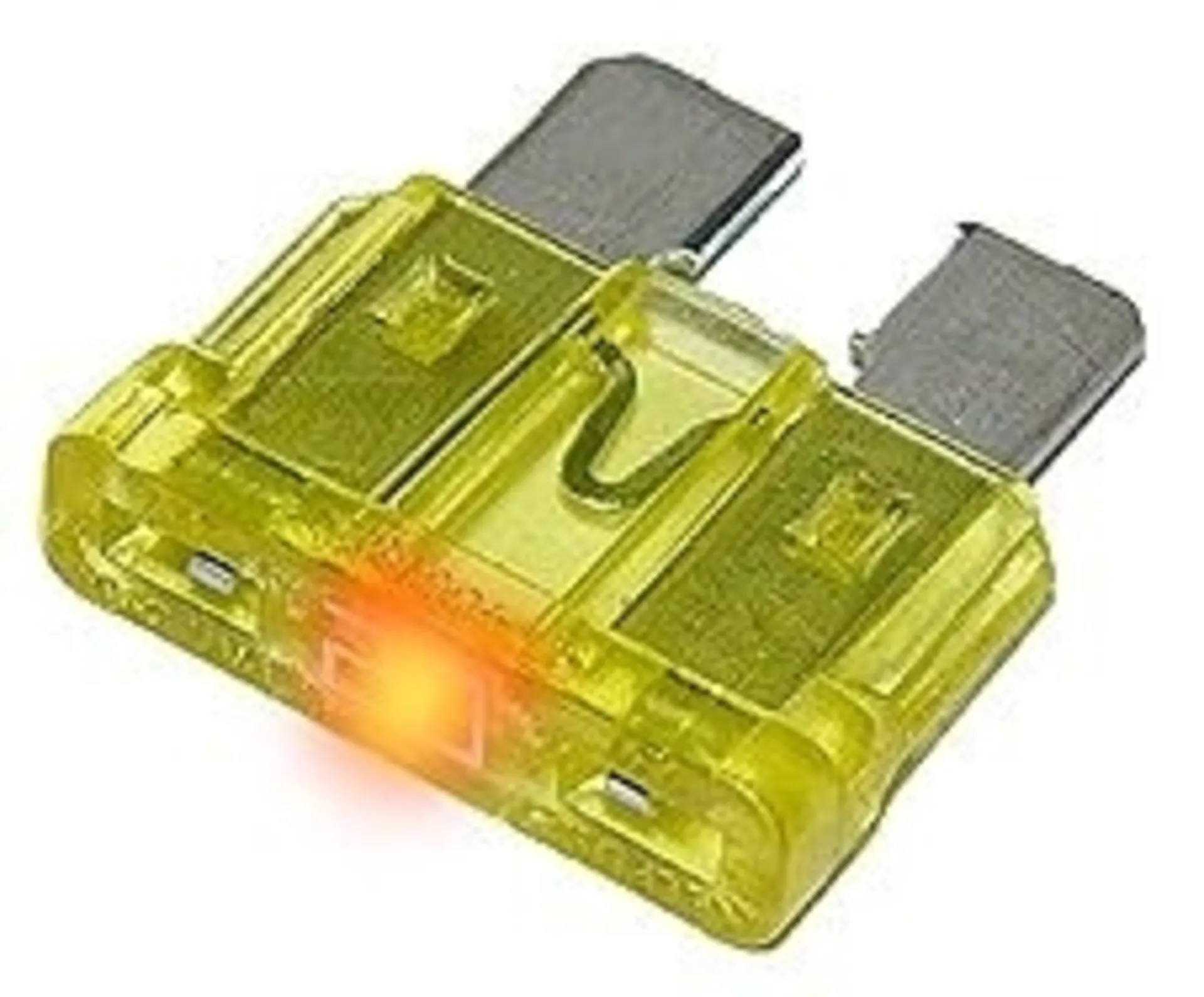 Sicherung Type ATO mit LED 20 A mit LED-Ausfallanzeige, max. 32 V Sicherung Type ATO mit LED 20 A mit LED-Ausfallanzeige, max. 32 V