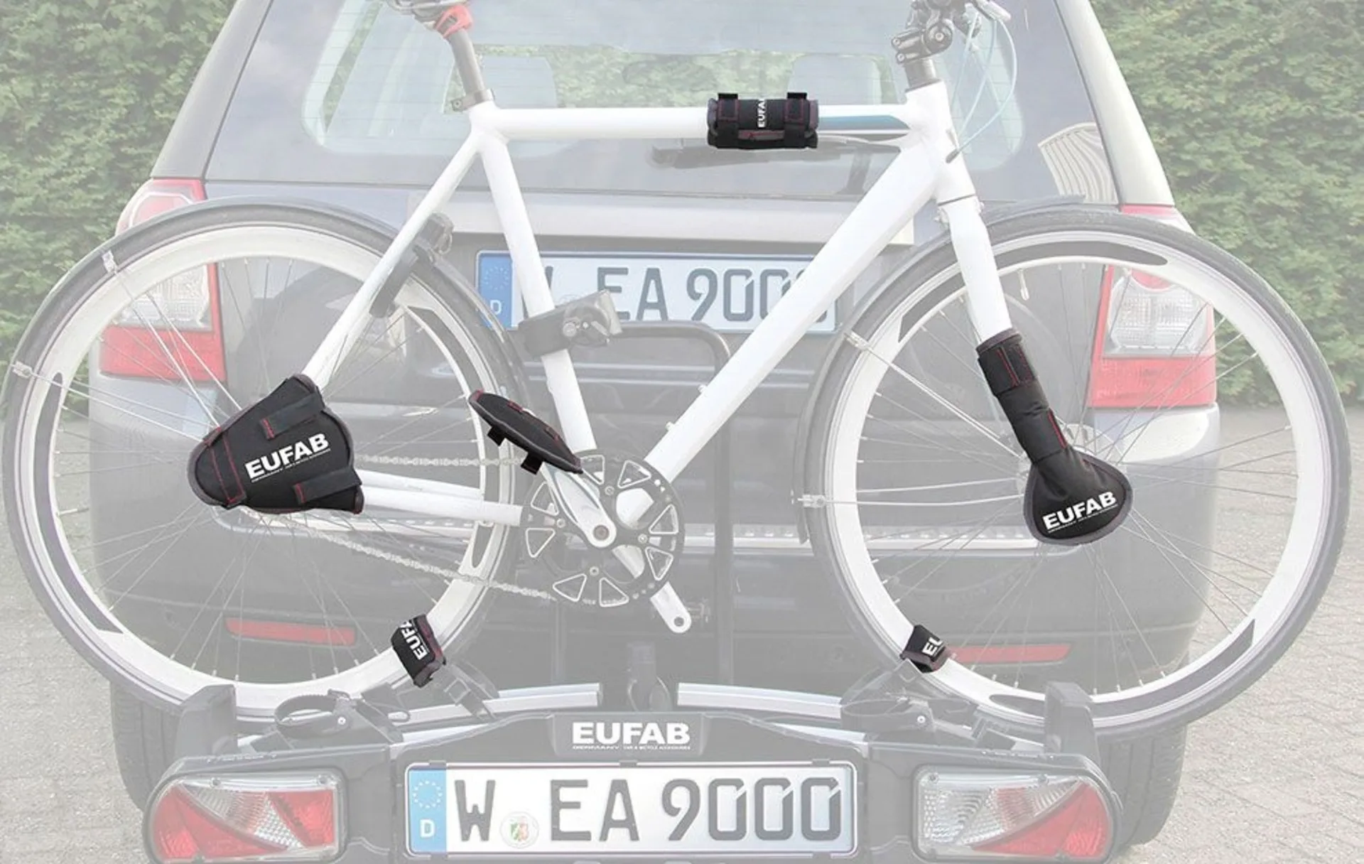 Protection de transport pour vélo Eufab 6 pièces