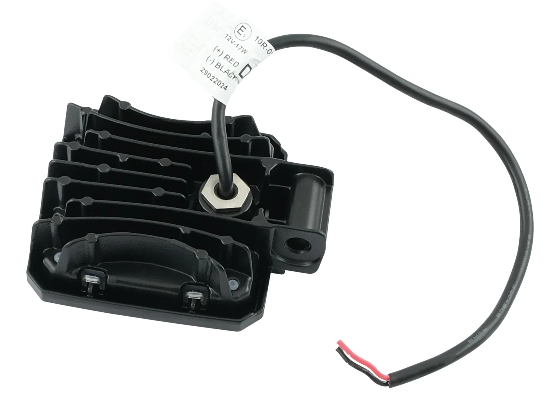 Grands projecteurs de travail et de recul à LED E90 12 V, 92 x 92 x 32 mm, 1 560 lumens, IP69K, éclairage large, ultraplat Grands projecteurs de travail et de recul à LED E90 12 V, 92 x 92 x 32 mm, 1 560 lumens, IP69K, éclairage large, ultraplat