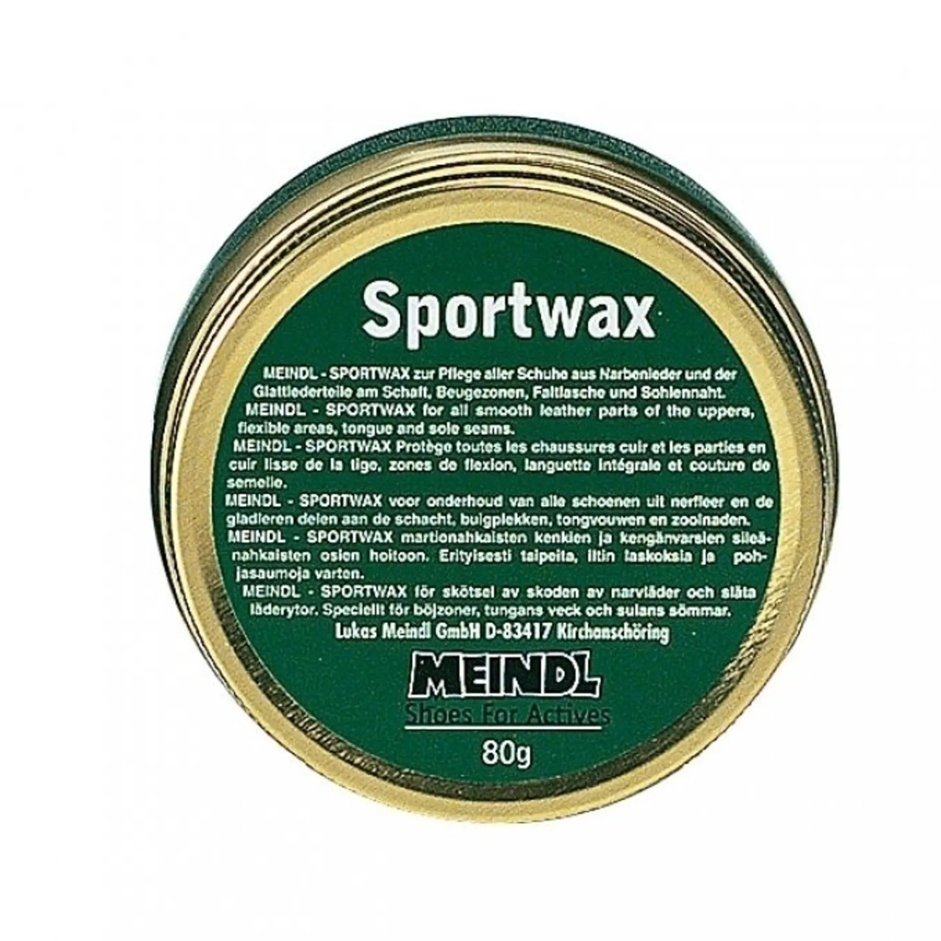 Meindl Produit d'entretien pour cuir Sportwax 80 g Meindl Produit d'entretien pour cuir Sportwax 80 g