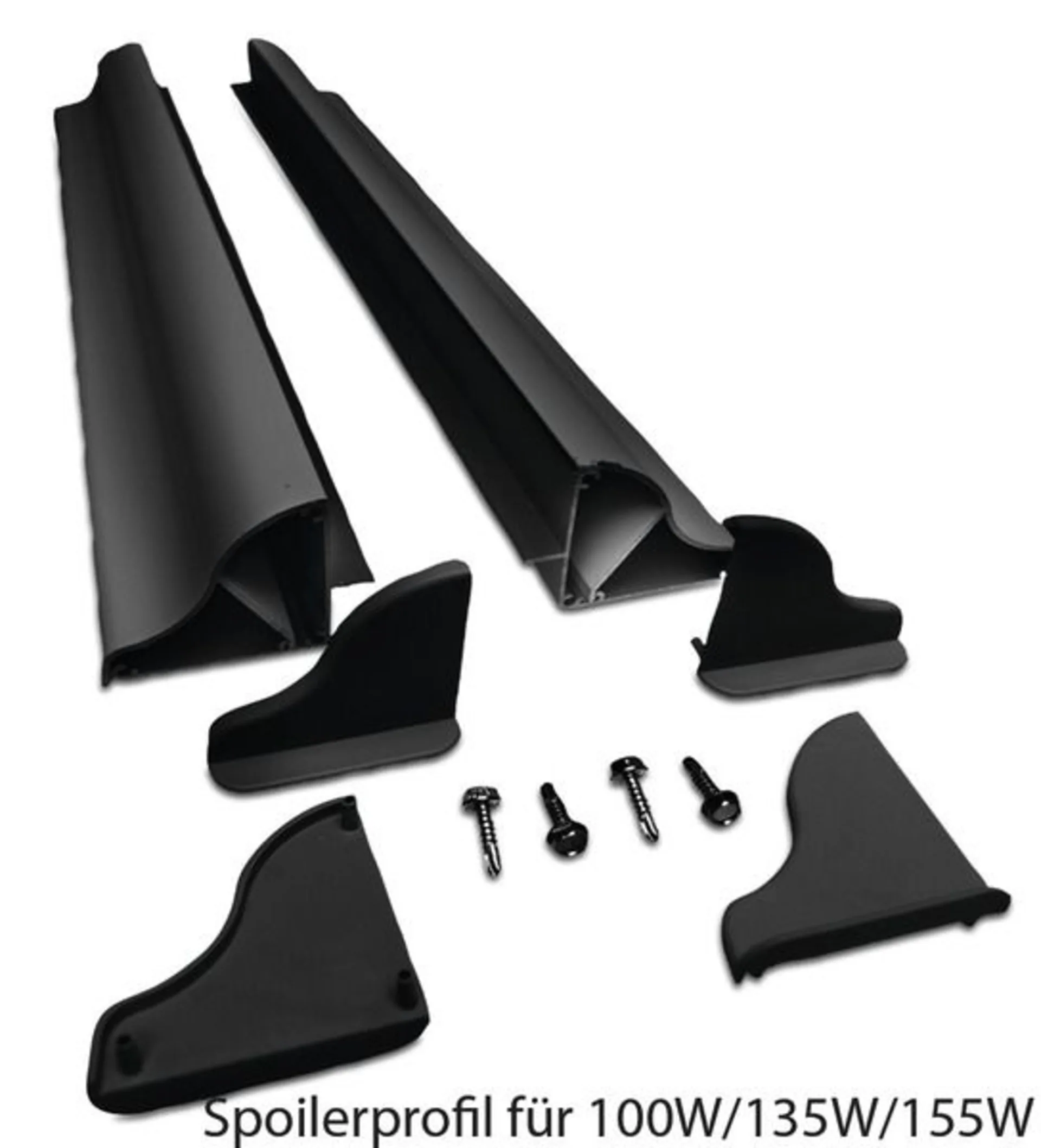 Full-Black Solar-Komplettset 100W