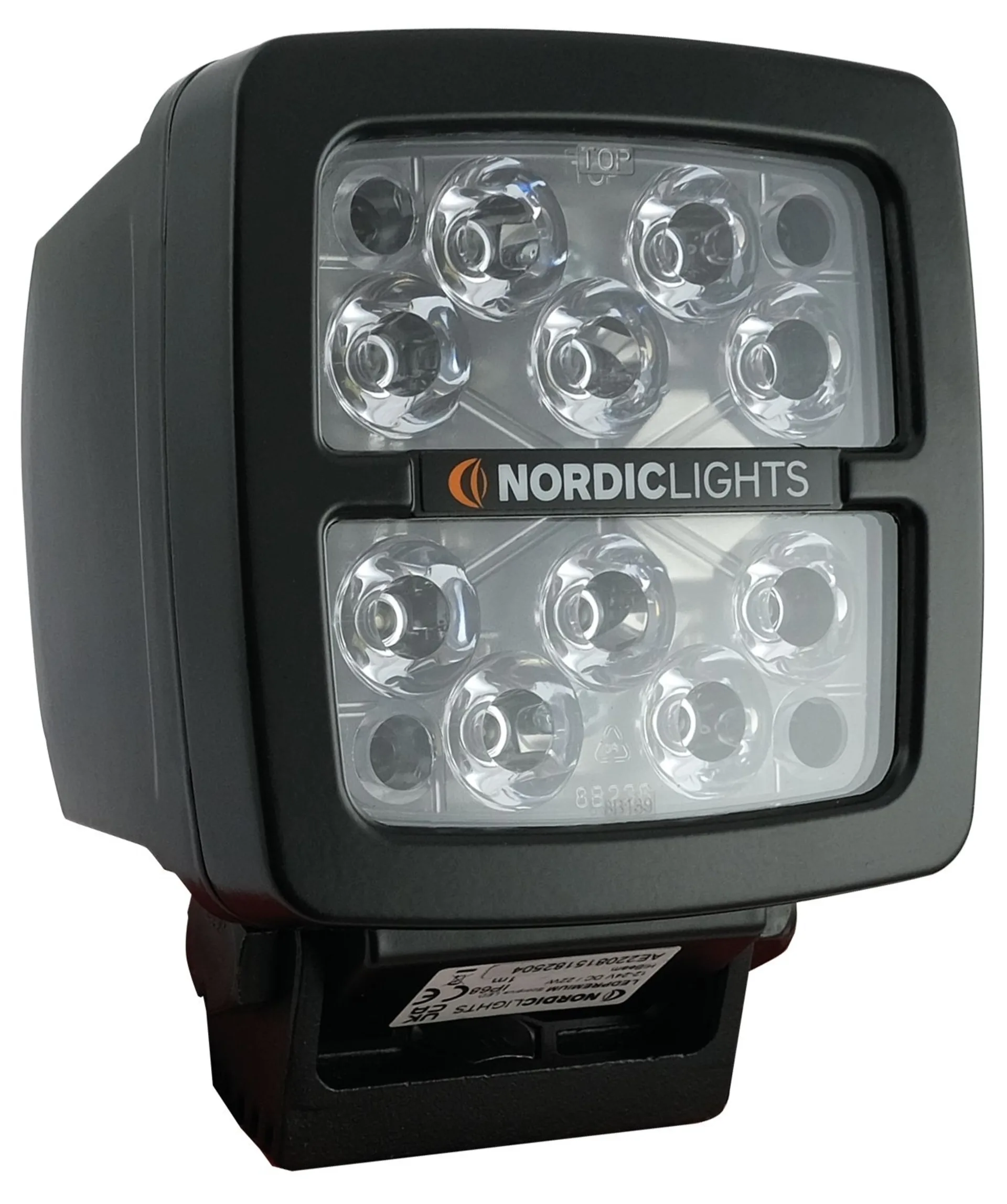Nordic SCORPIUS N4406 LED-Arbeitsscheinw. 108 x 108 mm, 3700 Lumen, IP69K, 9 - 32 V, 22 W