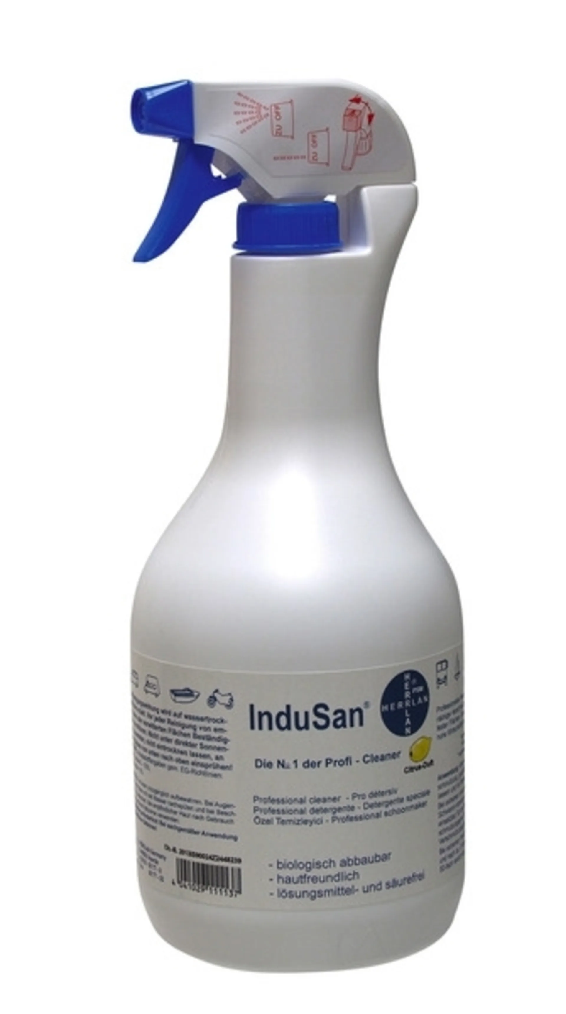Indusan nettoyant industriel au parfum d'agrumes - vaporisateur de 1000ml