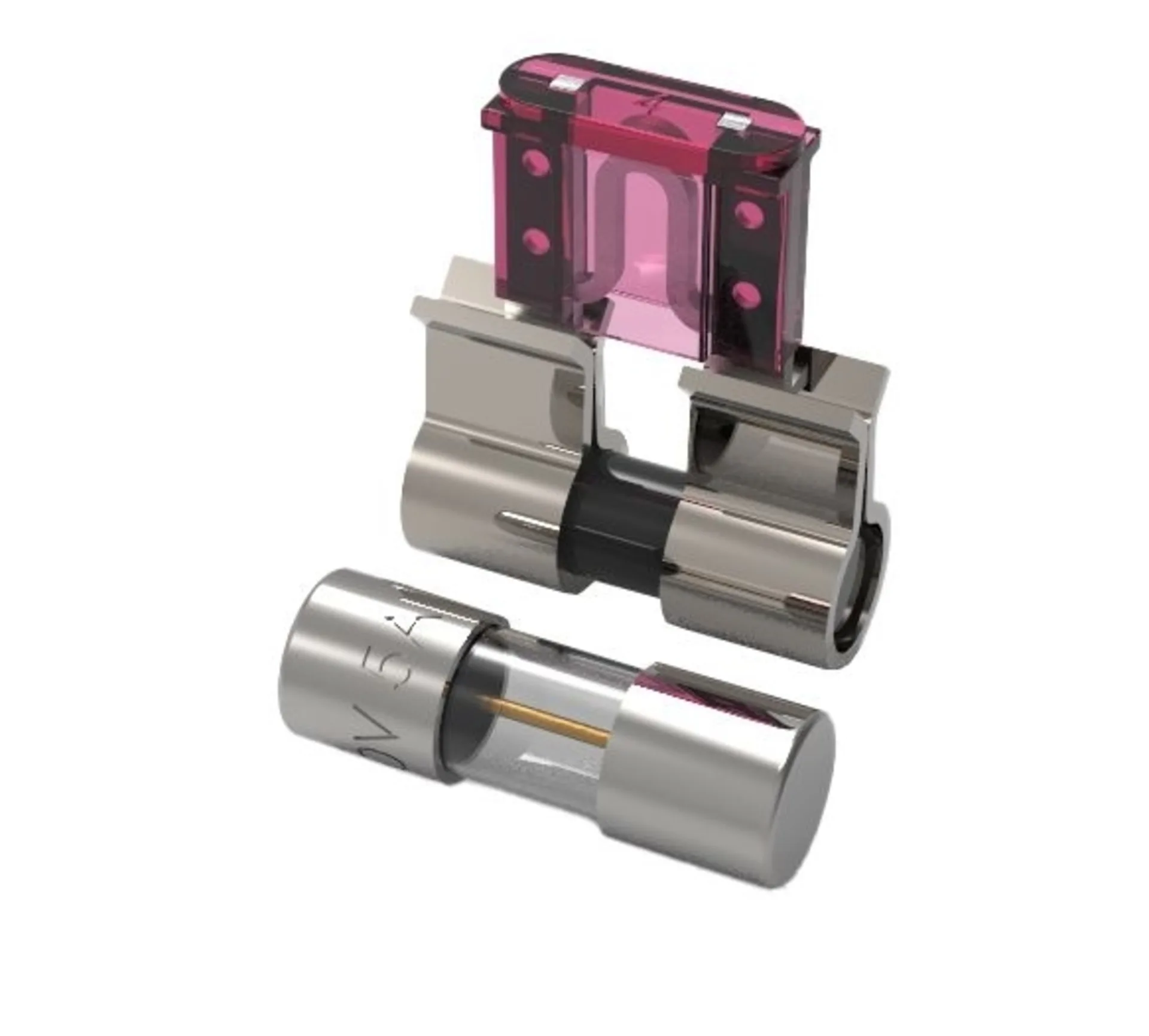Support de rechange pour fusibles en verre pour fusibles ATO / MAXI / MINI / Micro, ø 6,3 x 15,88 - 25,4 mm