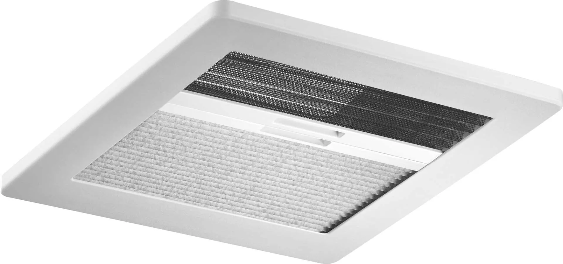 Dometic Micro Heki Dachfenster mit Fliegengitter und Verdunkelungsblende 280 x 280 mm Mit Zwangsbelüftung