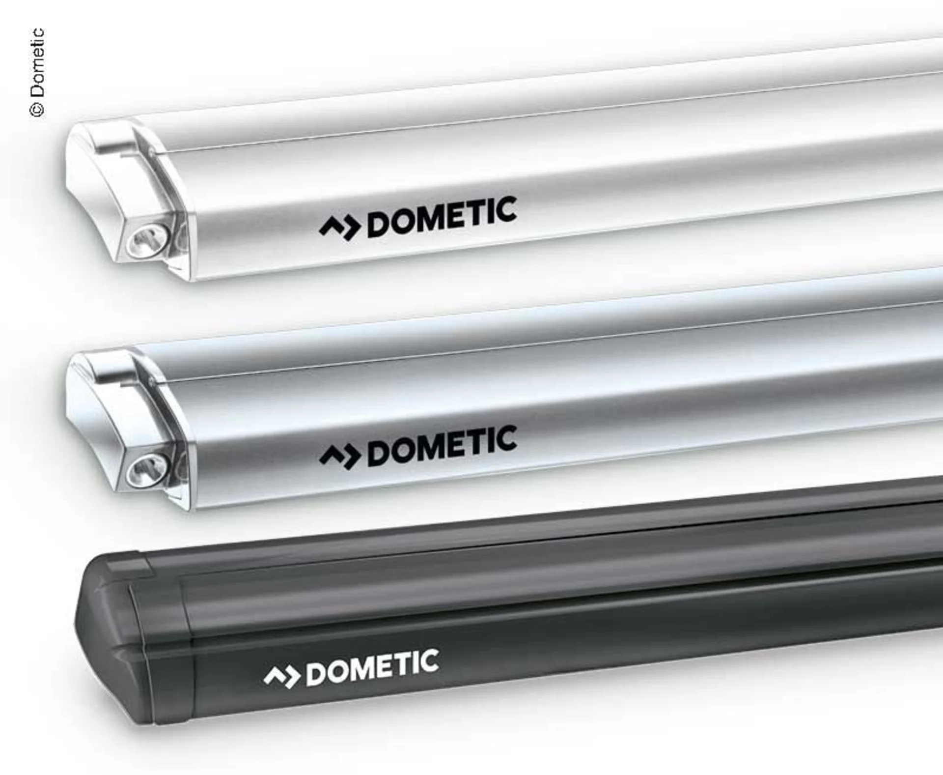 Dometic Markise Perfect Roof 2000 - weiss, 3.75m Ausfall, hohe Gelenkarme