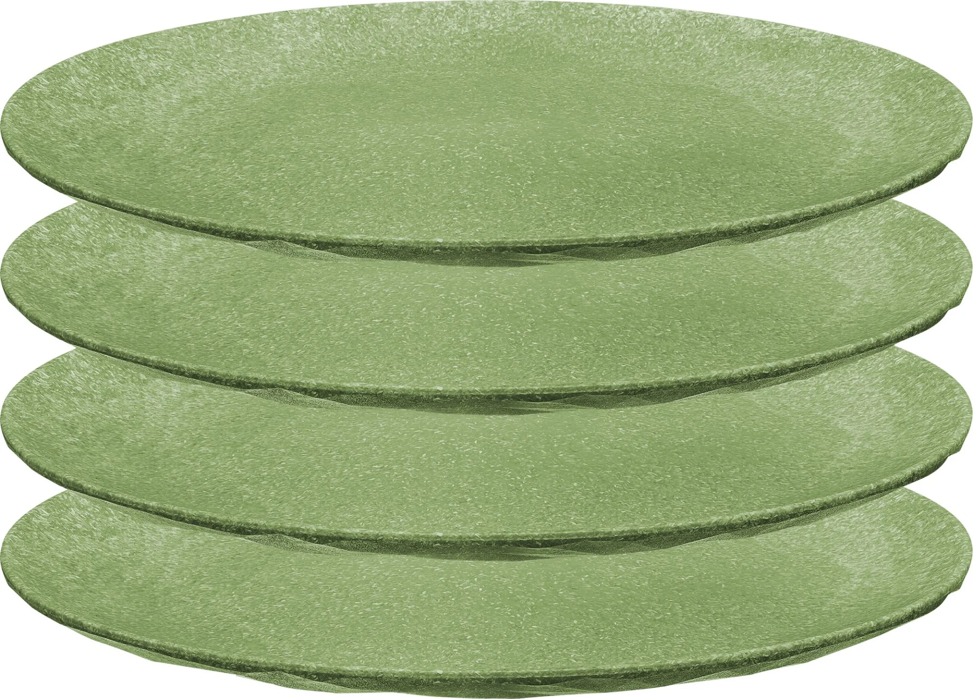 Koziol Club Plate Teller 260 mm 4-tlg. (flach) - Nature Leaf Green