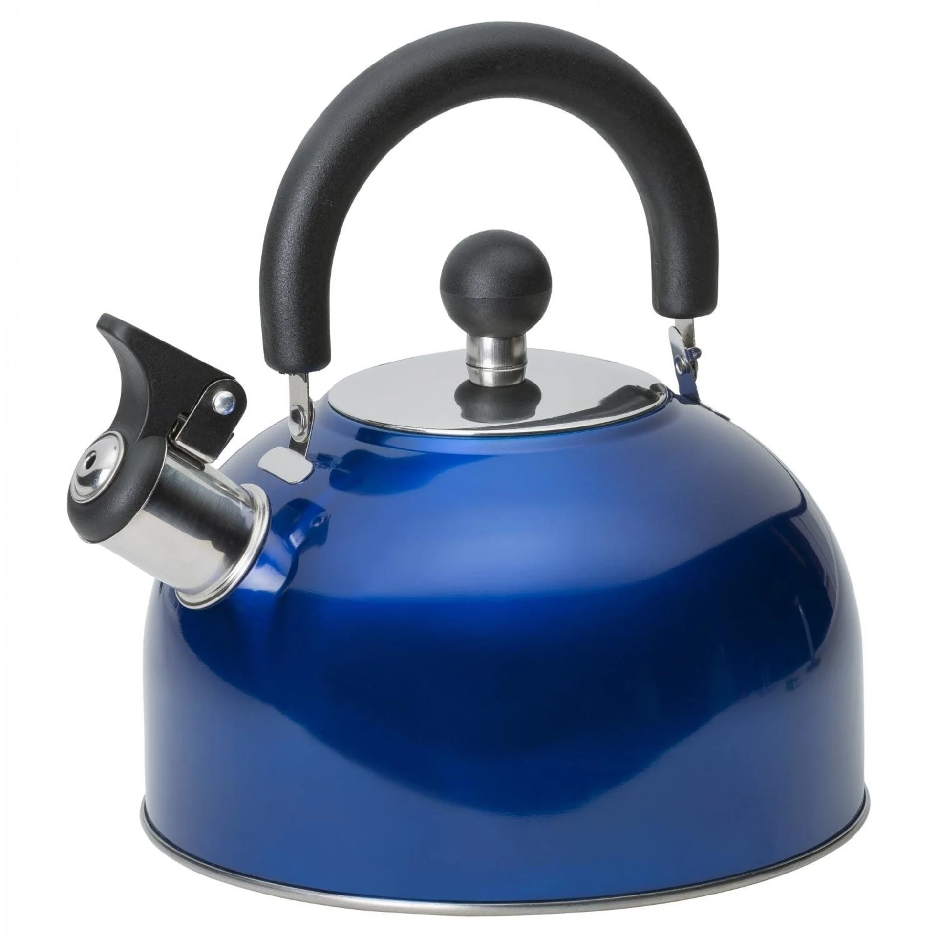 Berger Wasserkessel mit Signalpfeife 2,5 Liter blau