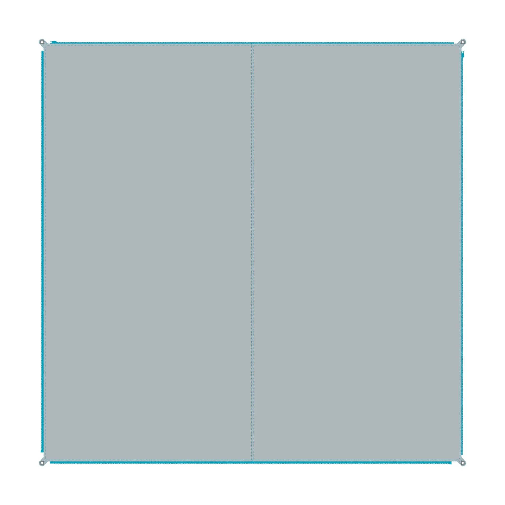 Bent Zip-Carpet Tapis à relier 250 x 250 cm high rise