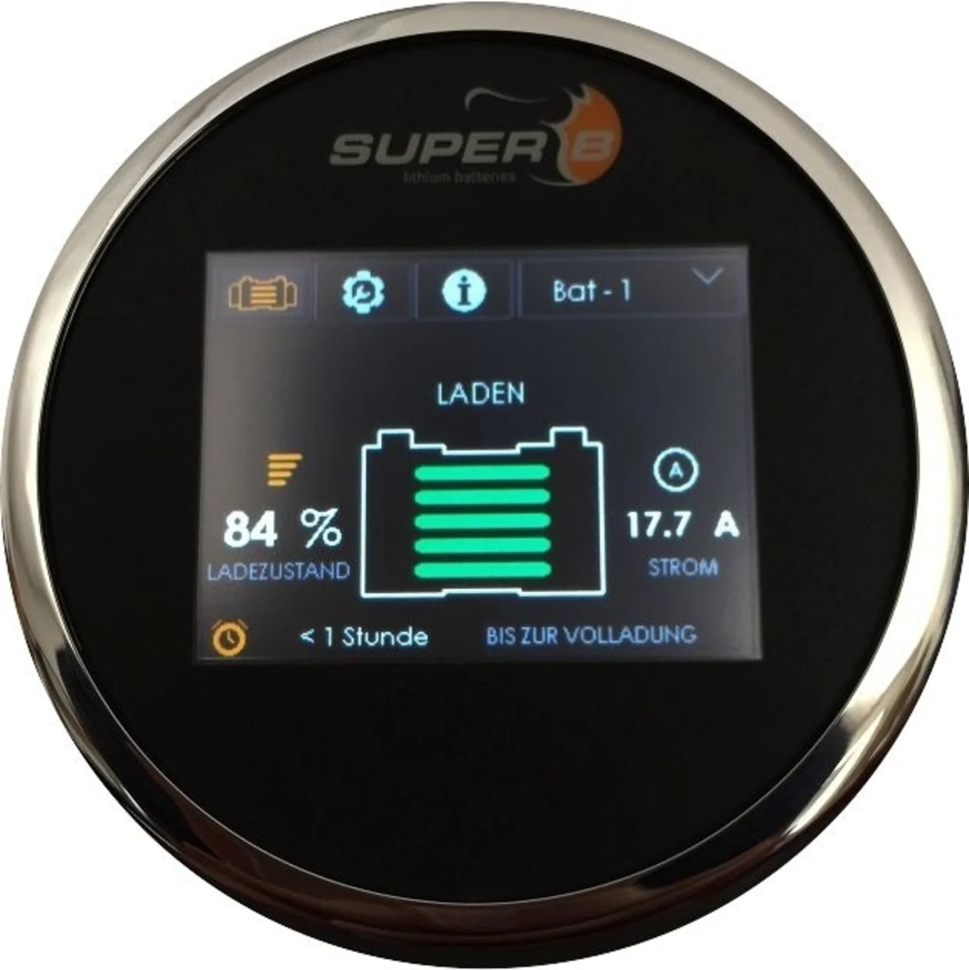 Super B BM Epsilon écran tactile indicateur de batterie + 5 m de câble