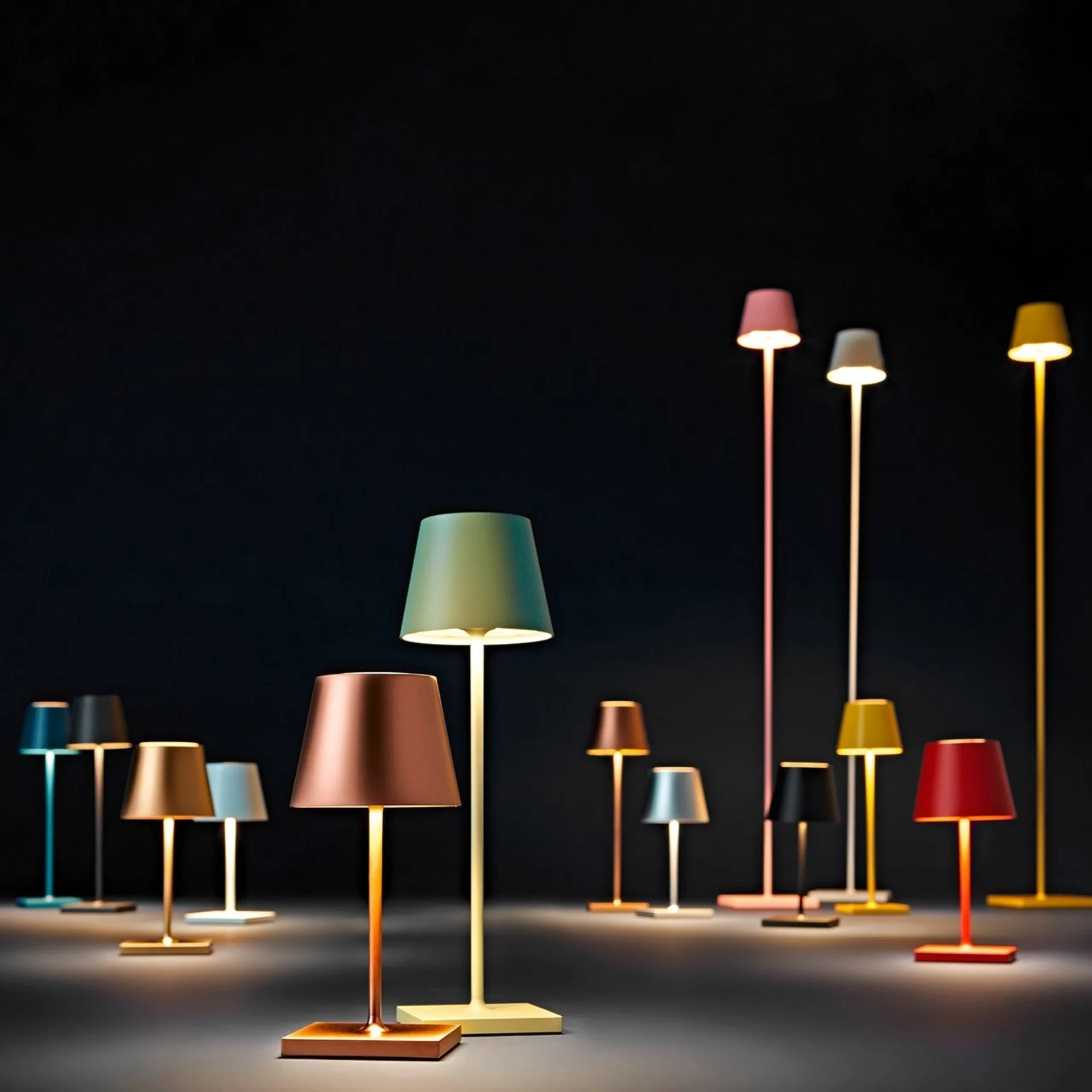 Lampe de table rechargeable Sigor Nuindie mini 250 mm, beige dune