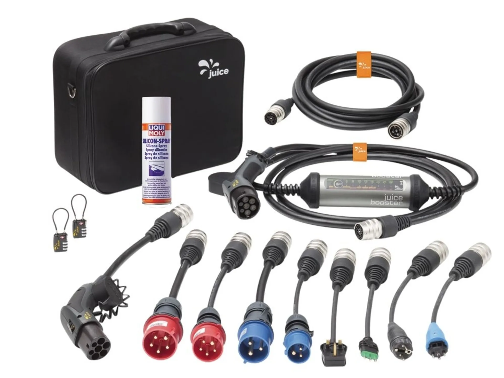 Juice Booster 2 Master Traveller Set La borne de recharge mobile de 22 kW la plus compacte et la plus sûre !