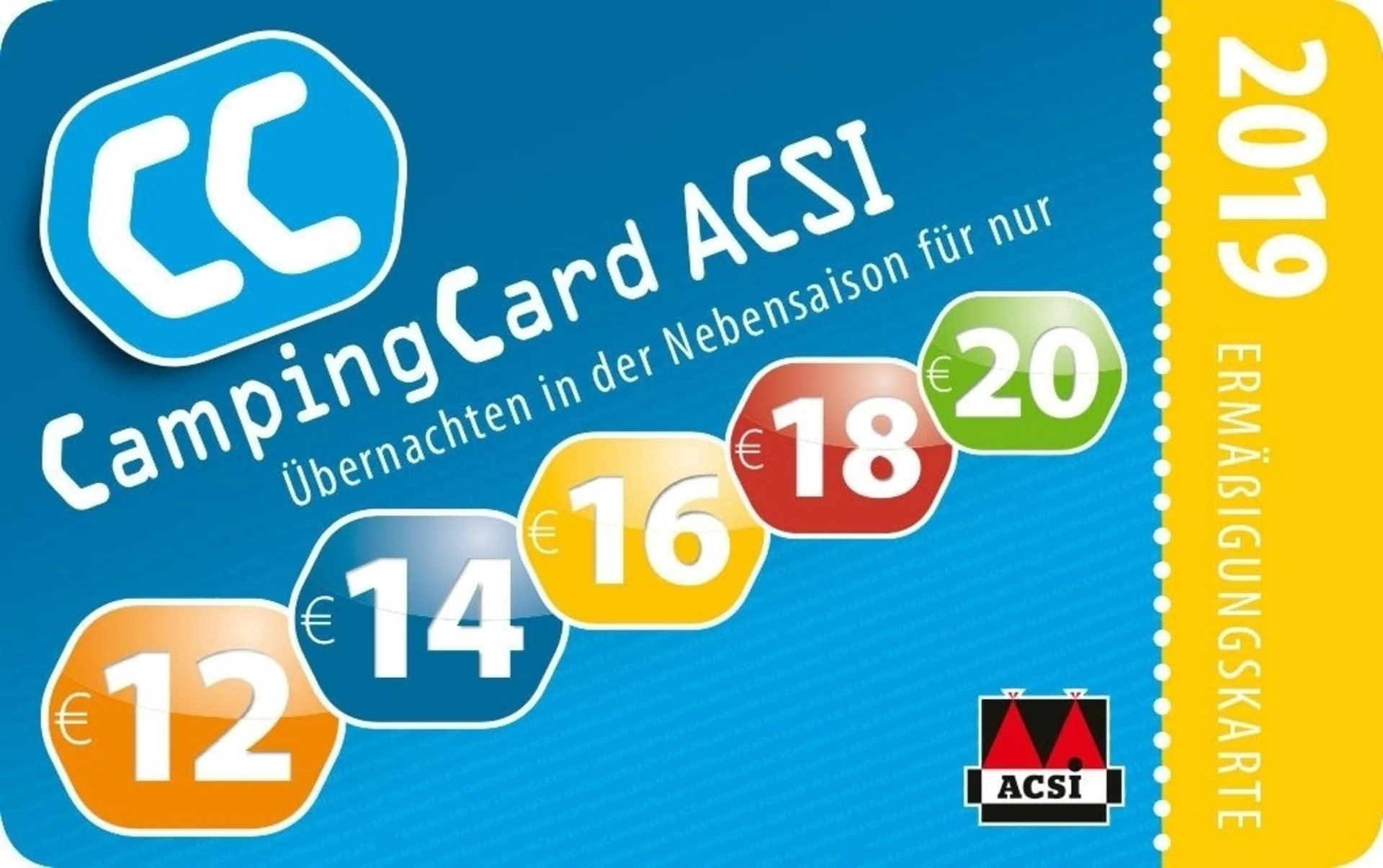 CampingCard ACSI 2019