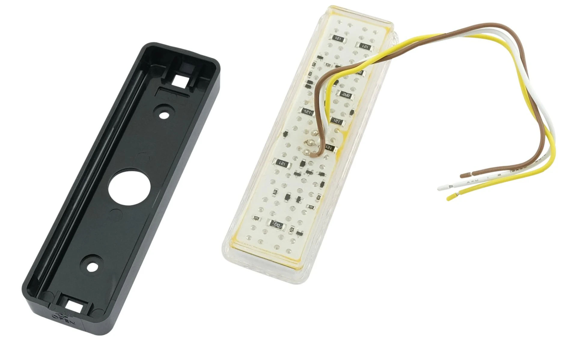 LED Blink-Positionsleuchte vorne 12/24V 135x38mm, Kategorie: 1, 1a (vorne)