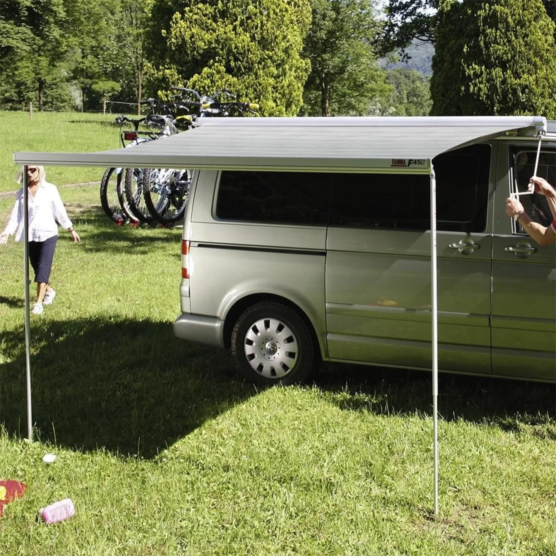 Fiamma F45s 260 Markise für VW T5/T6 California Royal Grey / Titanium 260 cm