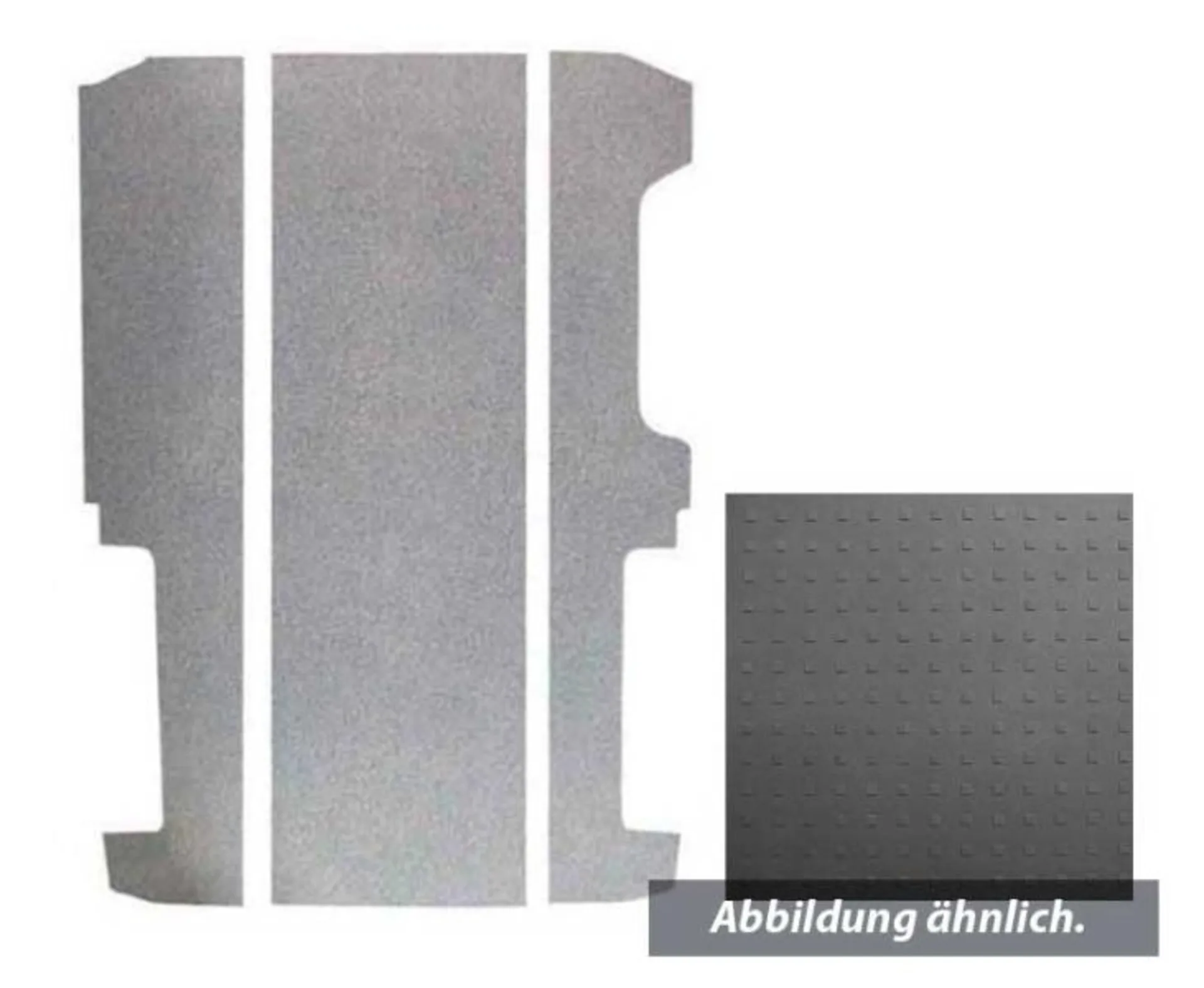 Plaque de plancher VW T6/T5 LR V3000 en 3 parties, écartement des rails de 651 mm, décor Quad Plaque de plancher VW T6/T5 LR V3000 en 3 parties, écartement des rails de 651 mm, décor Quad