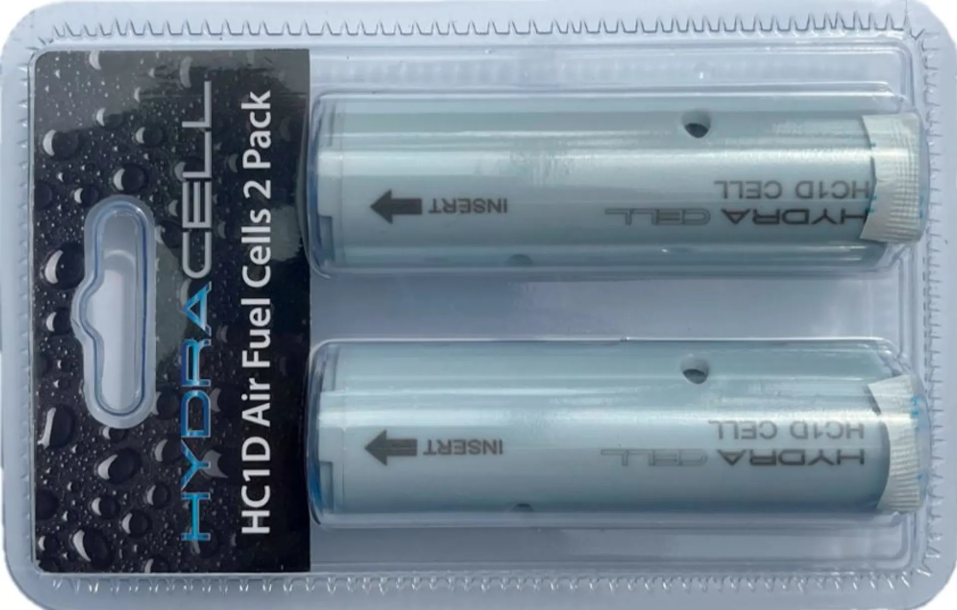 HydraCell HC1D Energiezellen für AquaTac Taschenlampe 2 Stück