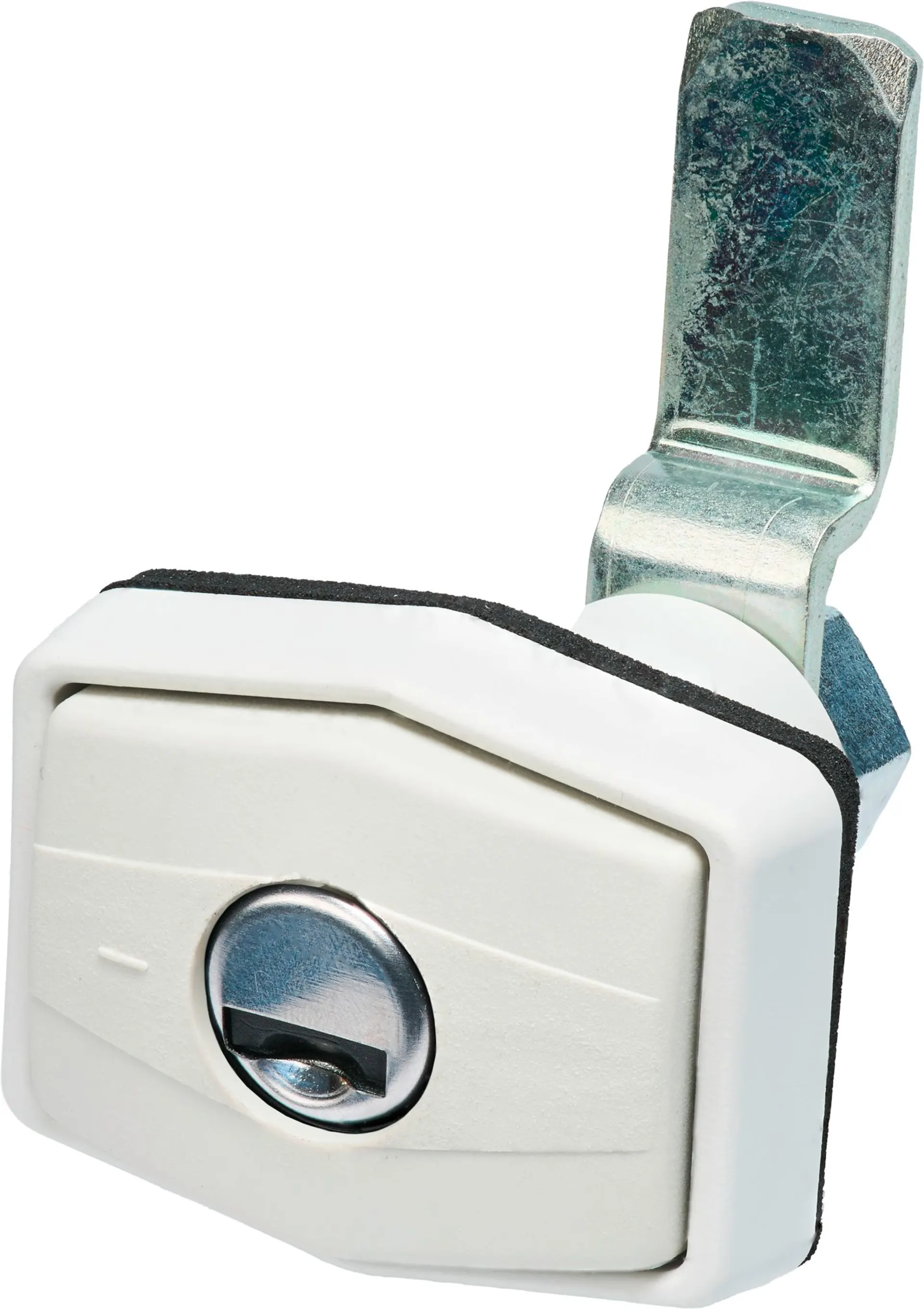 STS Druckdrehverschluss Hexagon für Steckzylindereinsätze STS / Zadi ohne Zylinder weiß