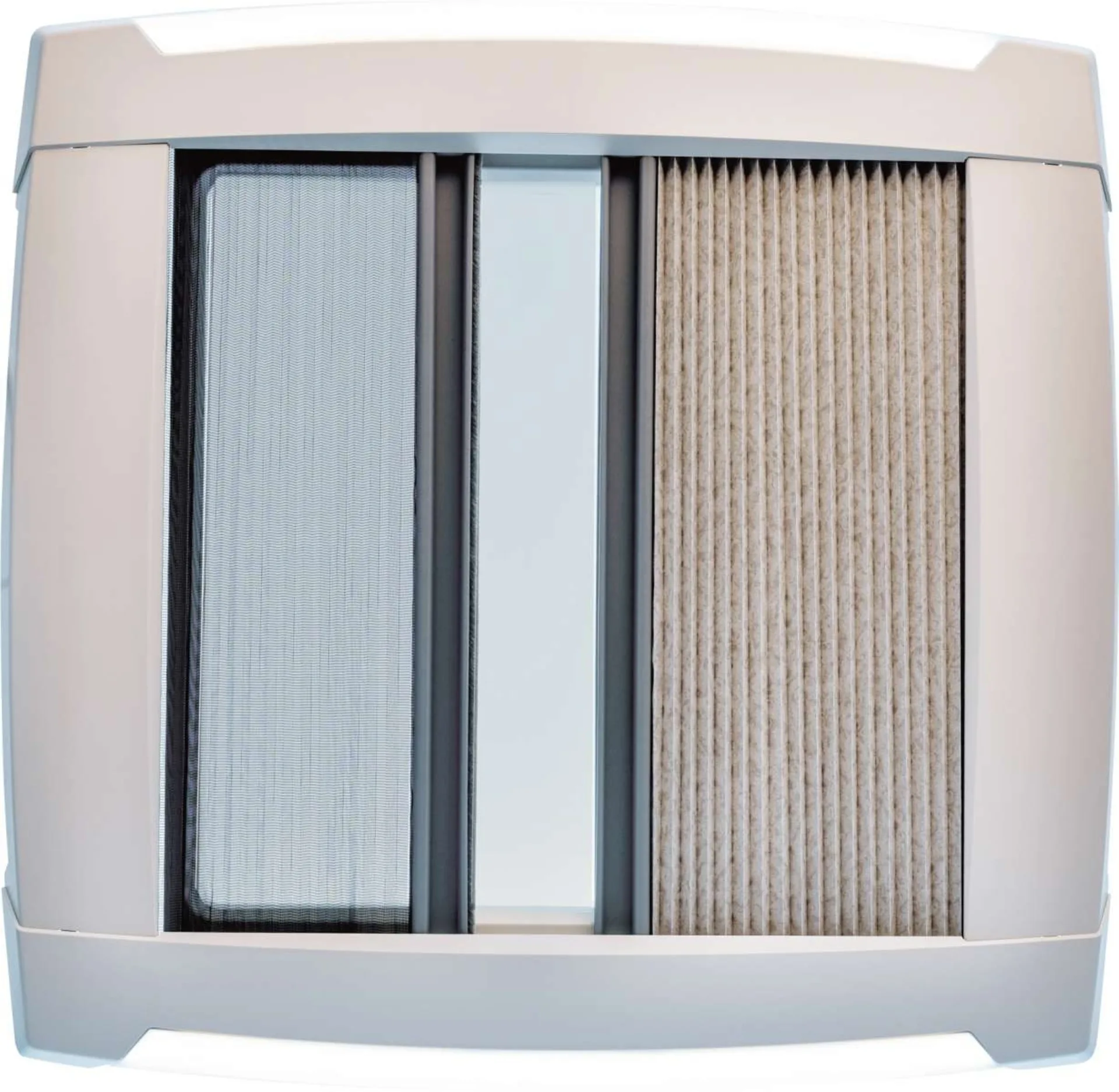 MPK VisionStar cadre intérieur double plissé pour lanterneaux 40 x 40 cm avec LED