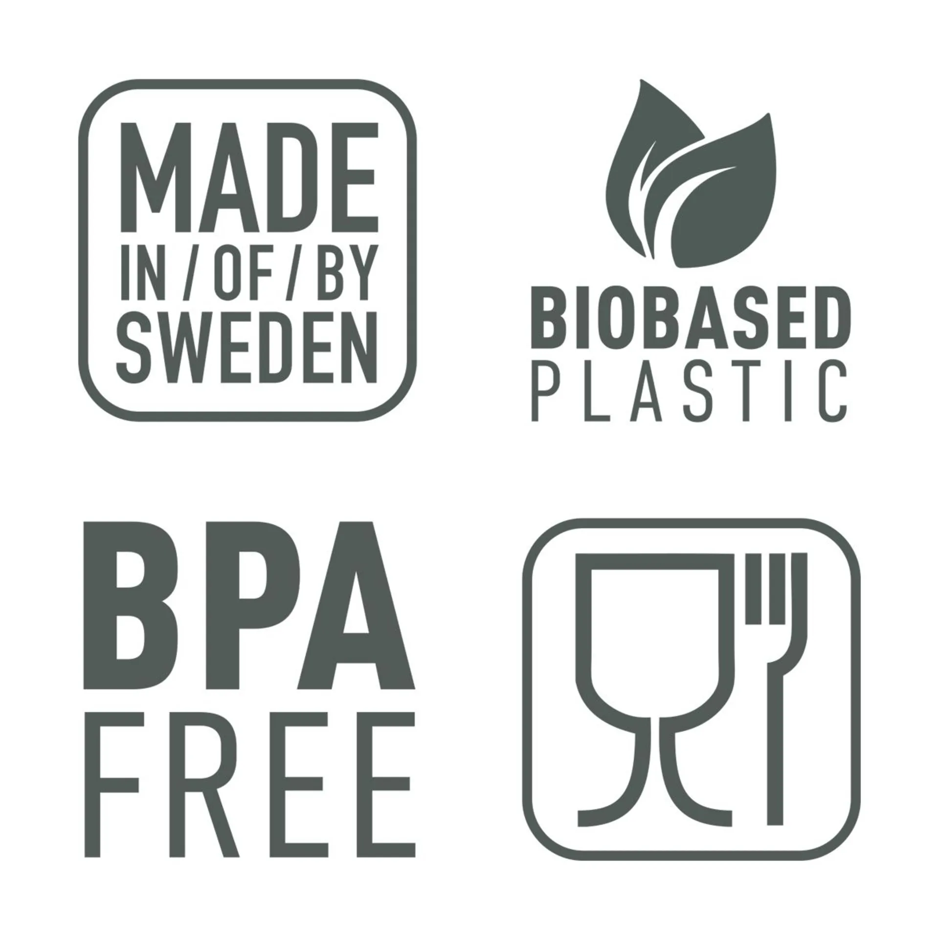 LightMyFire Salt & Pepper Plus Gewürzstreuer aus Bioplastik Sandygreen