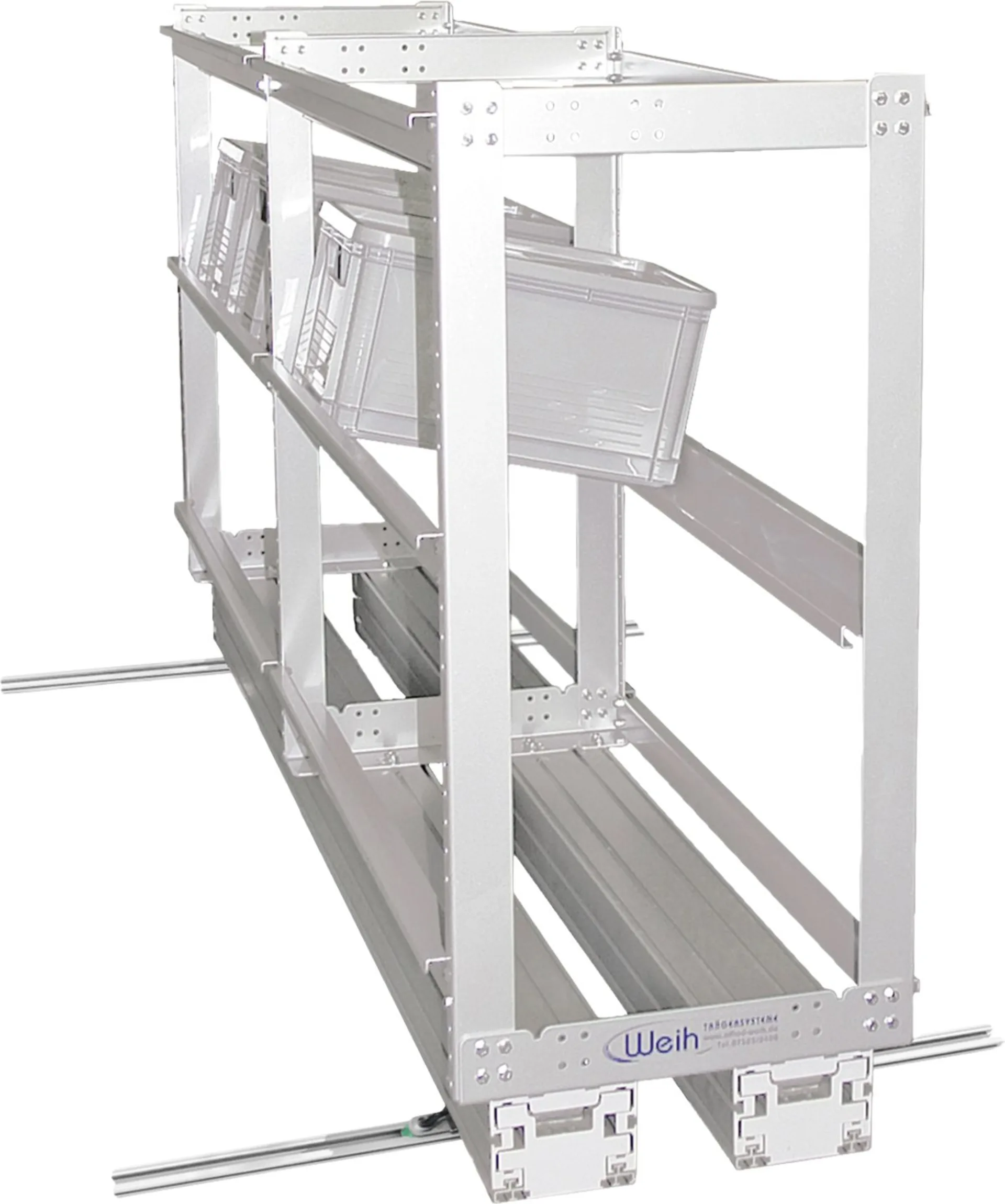 Weih-tec Load Move R2 Heckgaragen-Regalsystem