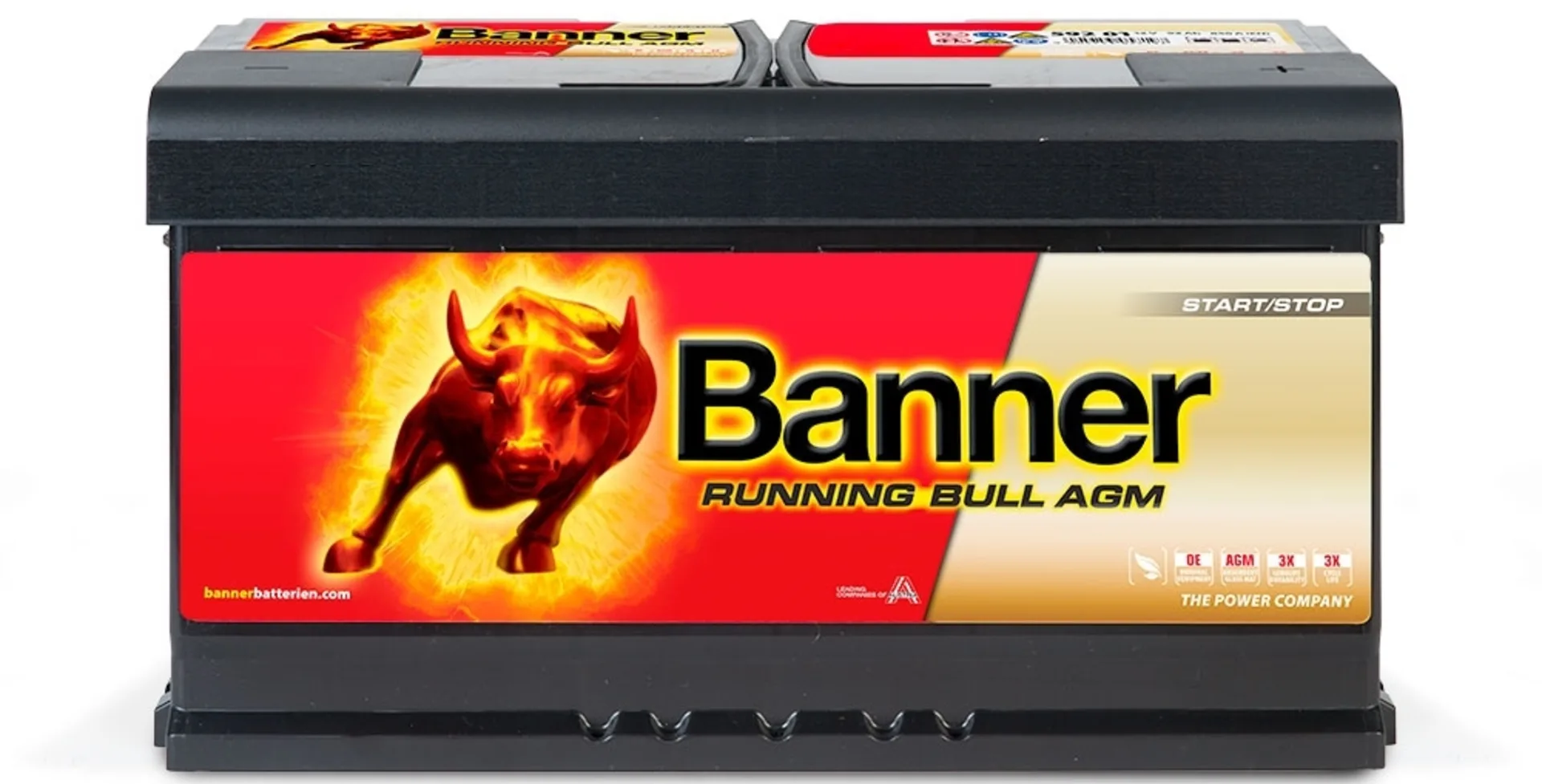 Banner Running Bull AGM 59201 Fahrzeugbatterie 12 V / 92 Ah