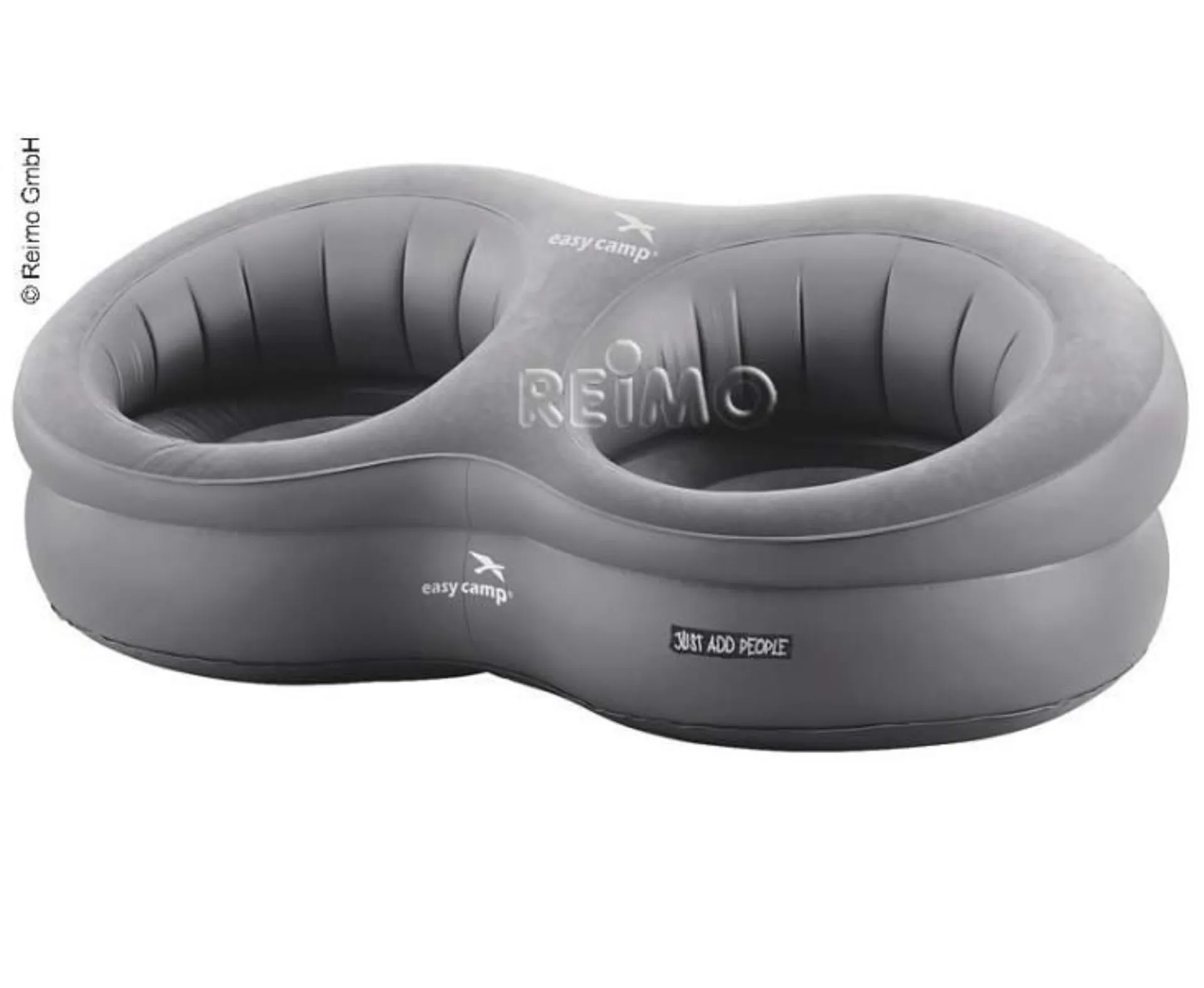 Fauteuil gonflable, gris