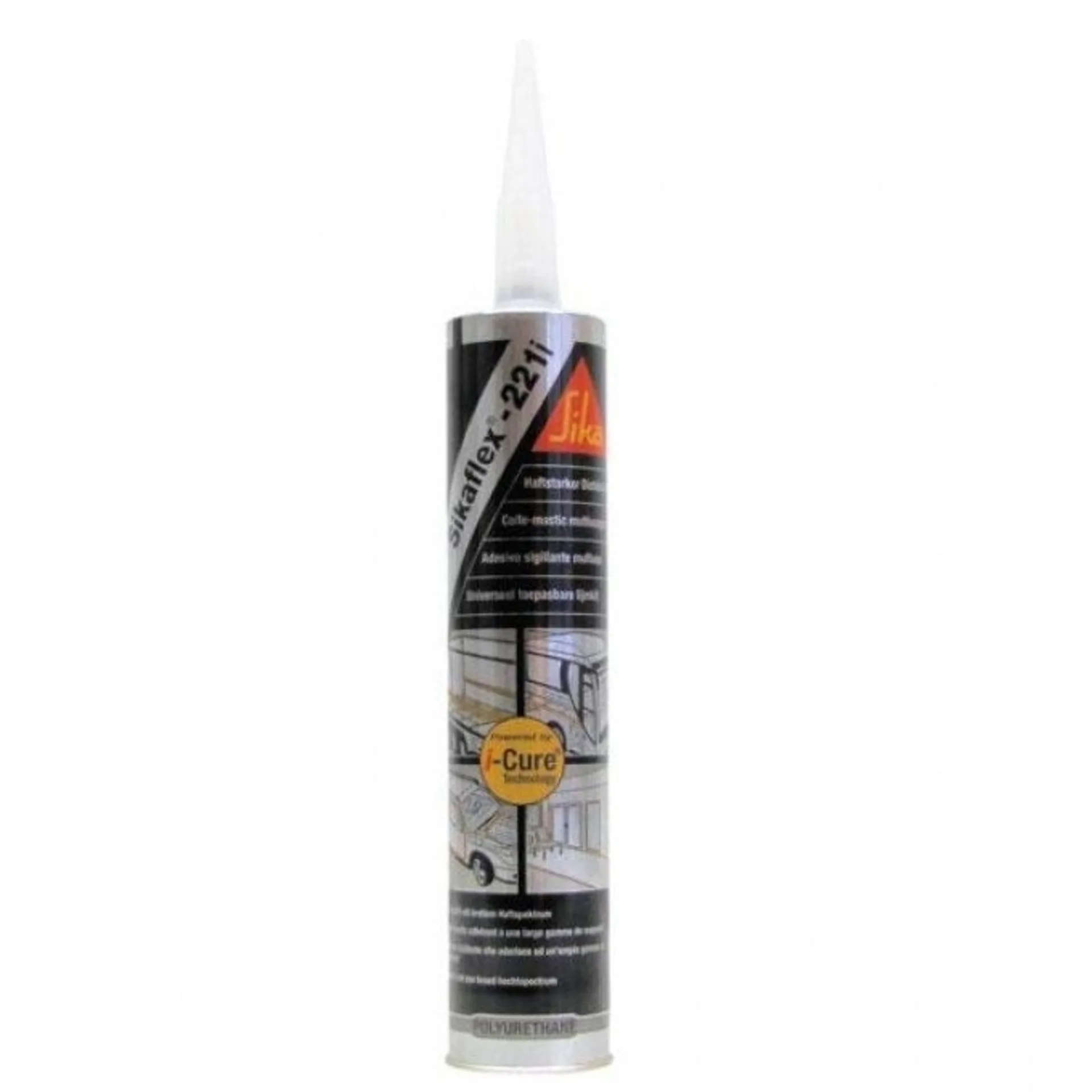 Sikaflex 221i Haftstarker Dichtstoff Schwarz 300 ml