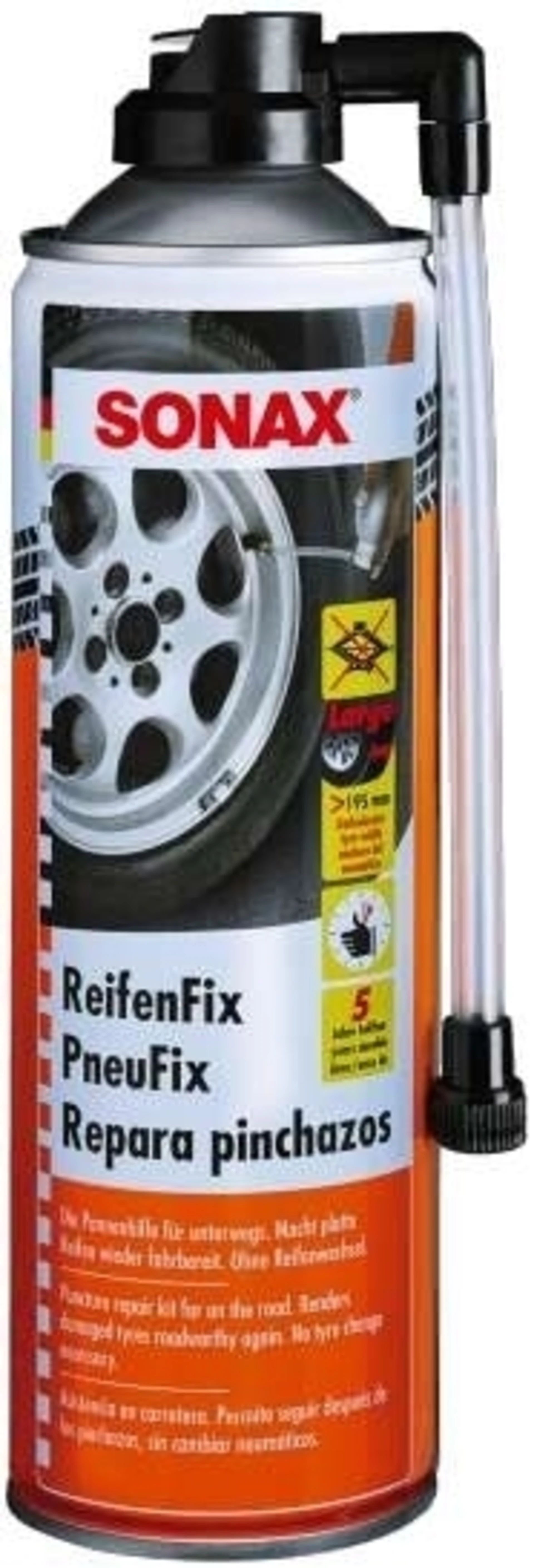 Sonax Reifenfix produit de dépannage / produit d'étanchéité pour pneus 500 ml