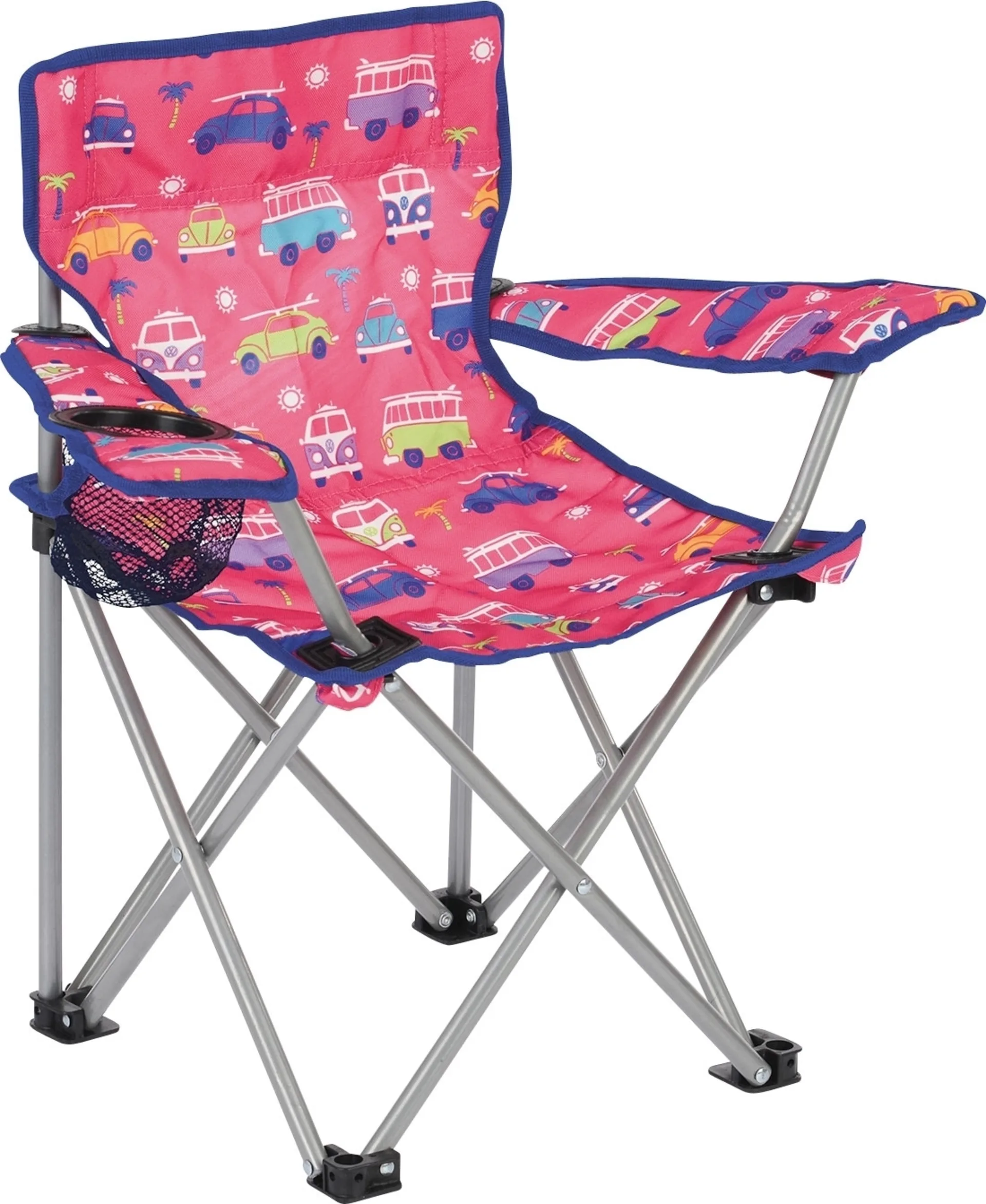 VW Collection T1 Bulli Campingstuhl für Kinder Pink