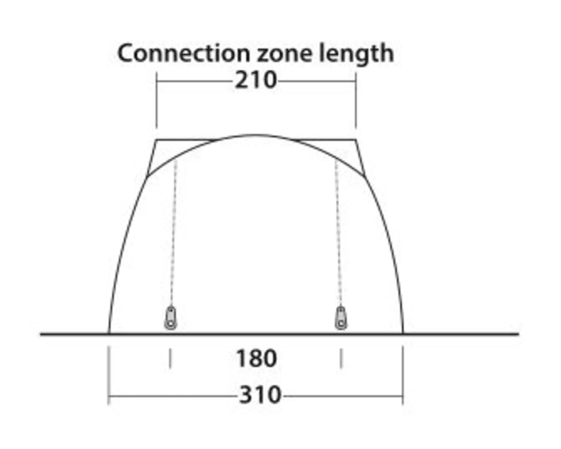 Easy Camp Shamrock Busvorzelt 270 x 310 x 200 cm