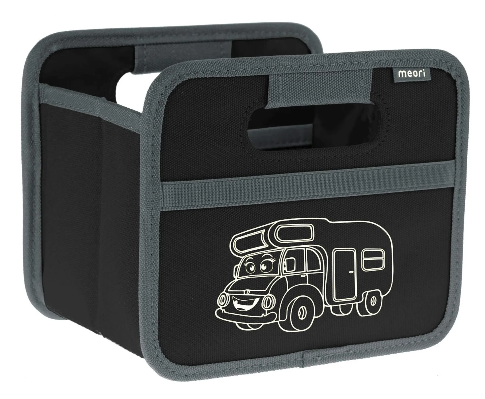 Meori Faltbox Mini Travel Trailer Schwarz 1,8 Liter