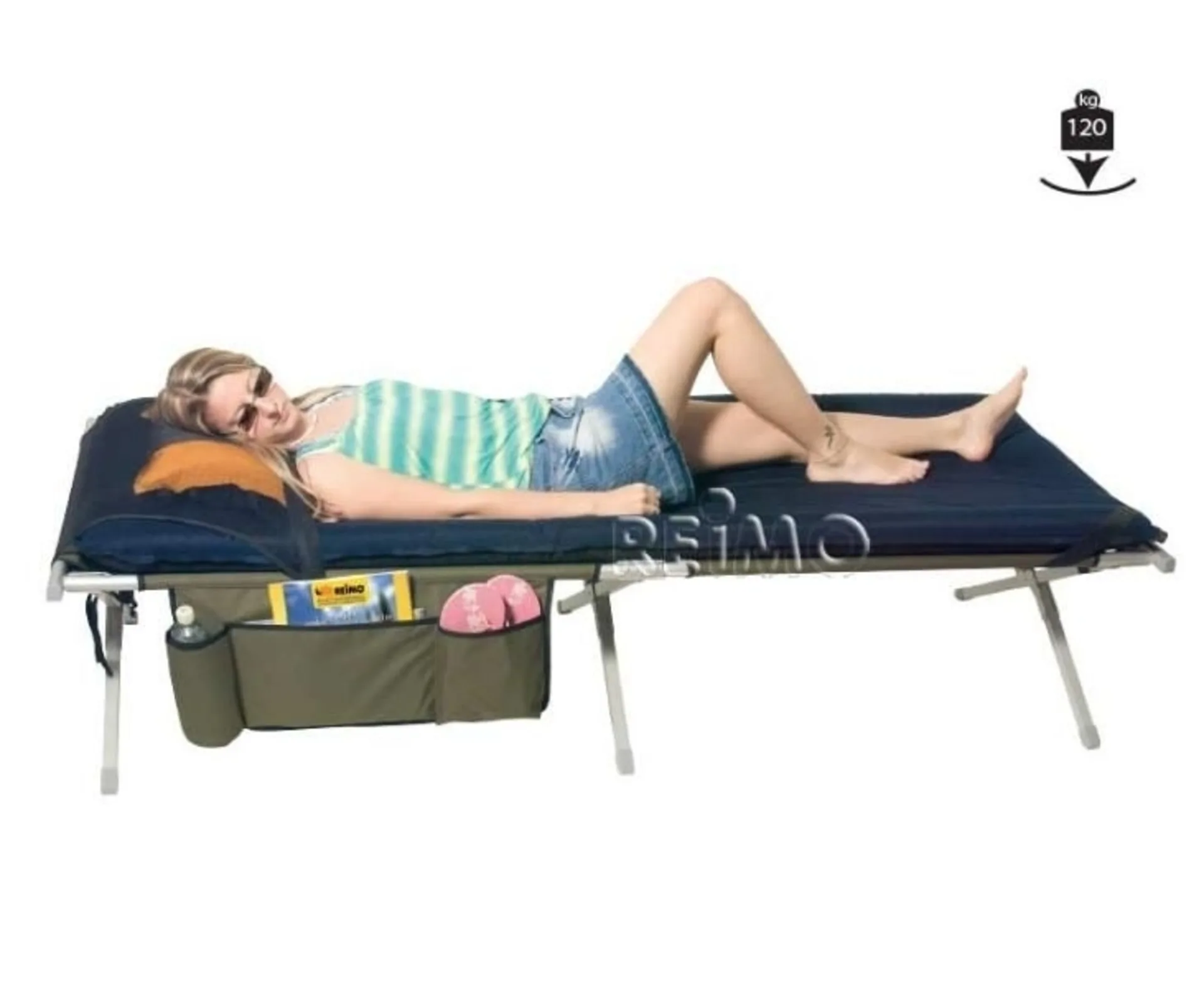 Feldbett Euphrat Luxus Alu mit Isomatte & Utensilo