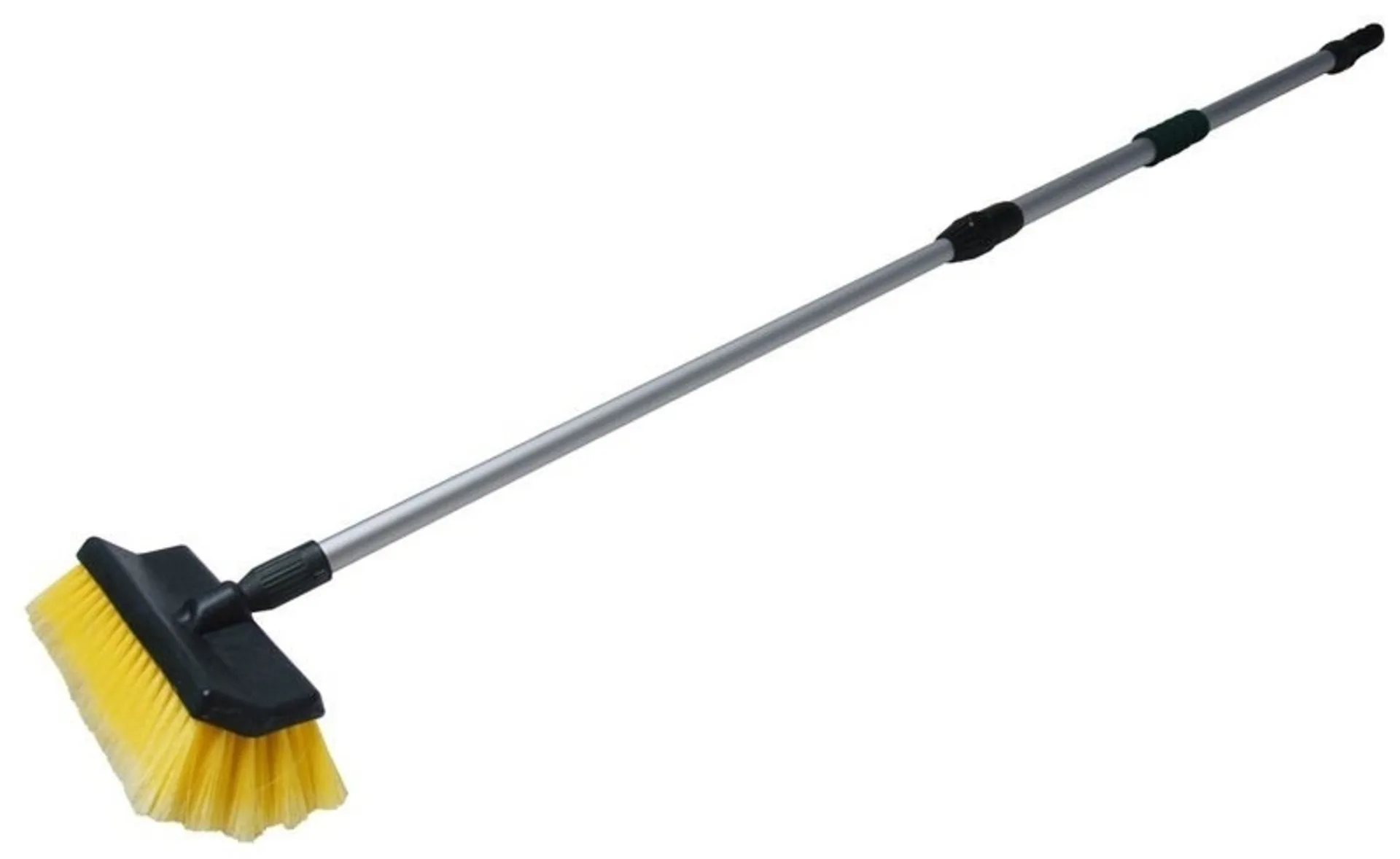 Brosse de lavage télescopique avec raccord Gardena