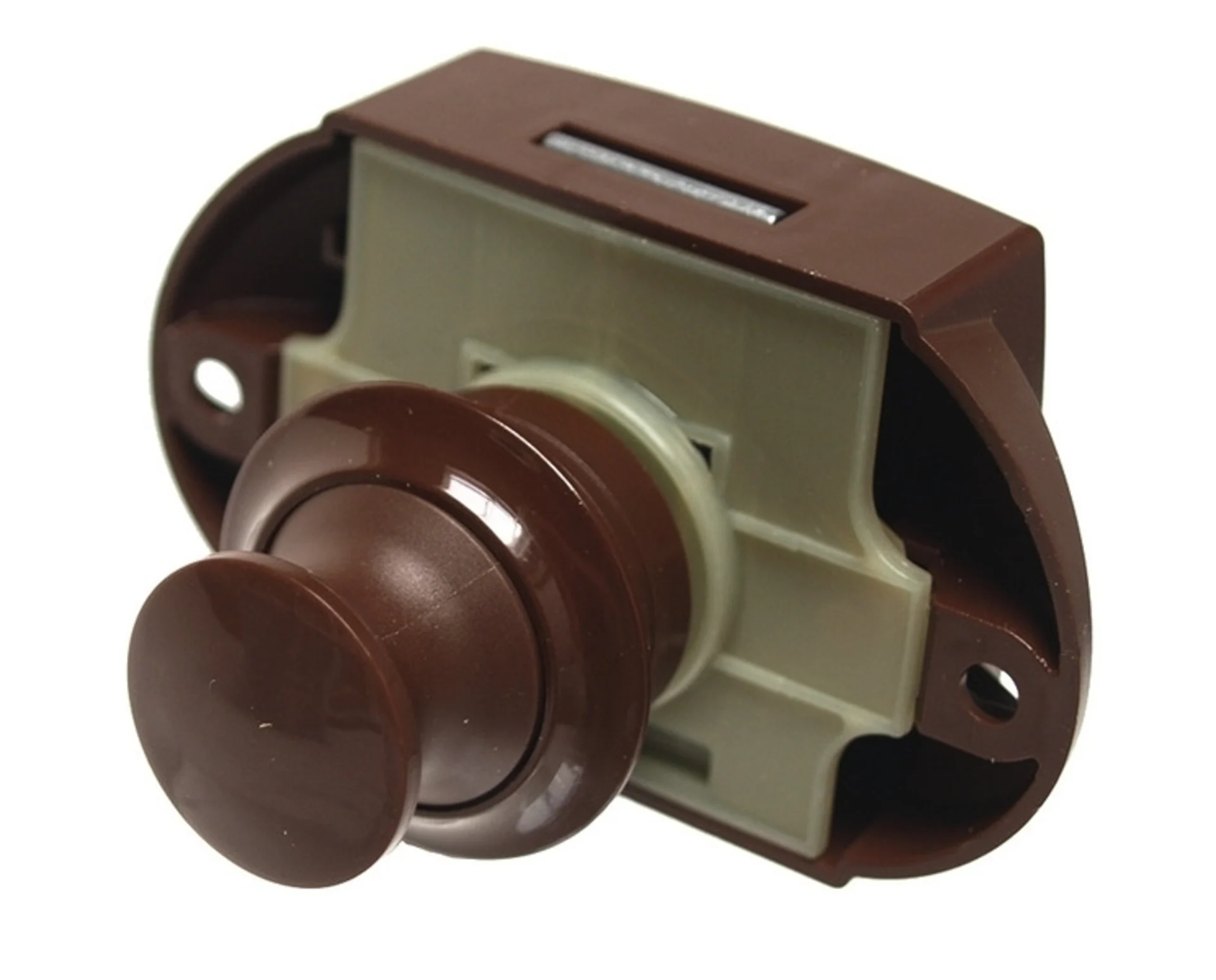 Push Lock Möbelschloß - Braun