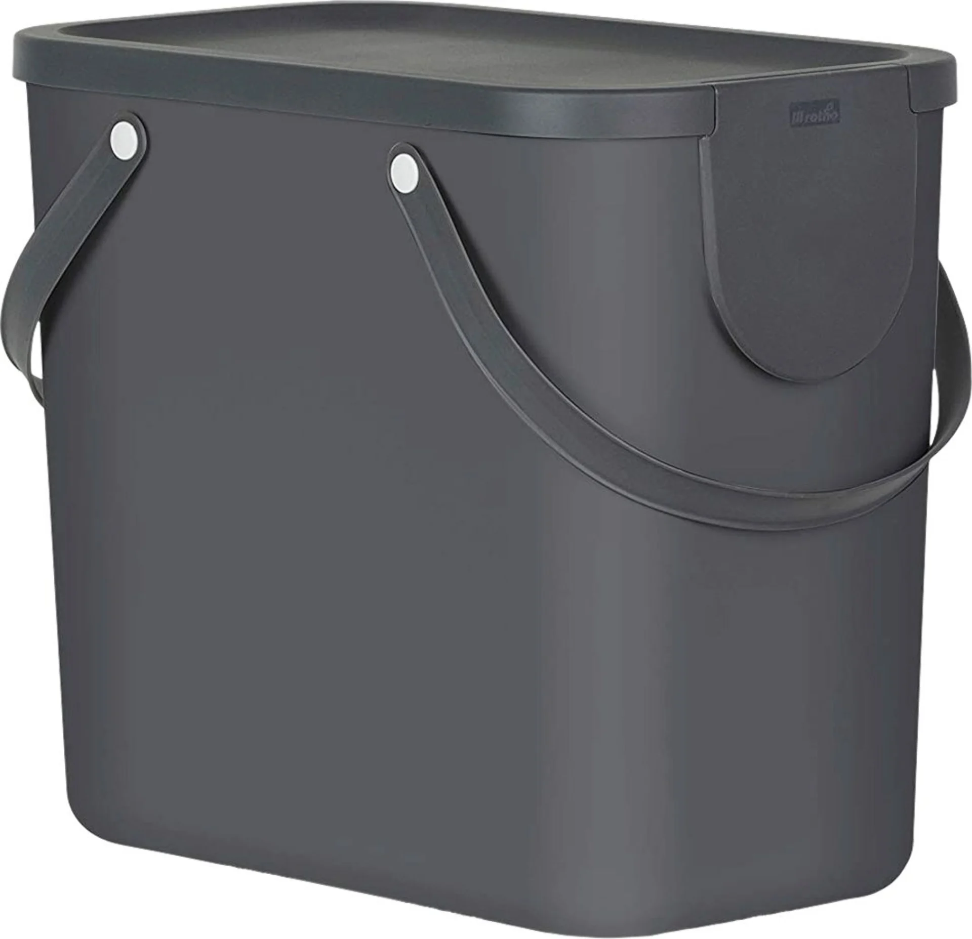 Rotho Recycling Müllsystem Albula 25 Liter anthrazit Rotho Recycling Müllsystem Albula 25 Liter anthrazit