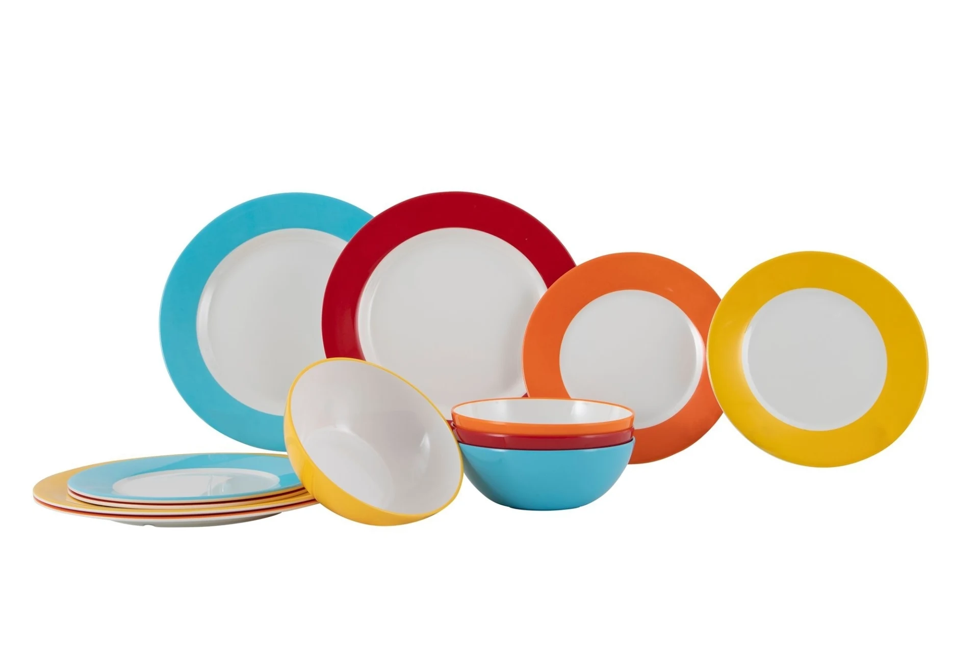 Gimex COL Geschirrset Rainbow 12 tlg.