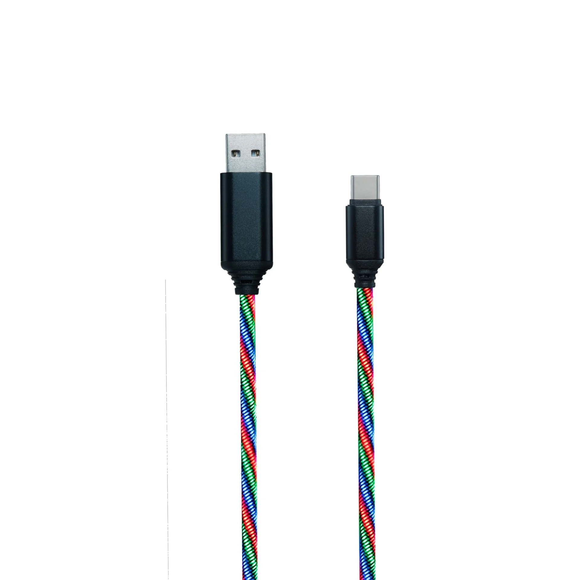 Câble USB 2GO avec LED tricolores, 100 cm, connecteur Type C