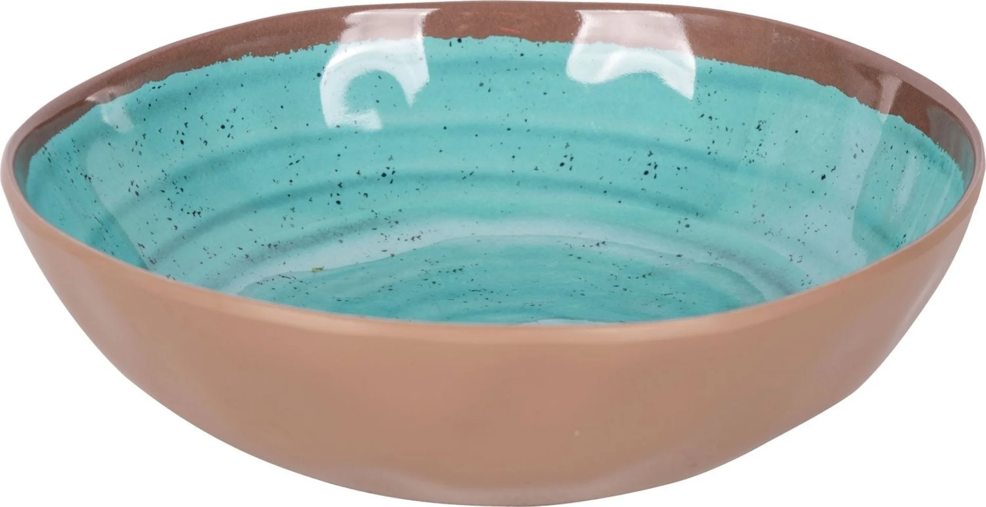 Bo-Camp Halo Set de vaisselle mélamine 12 pcs bleu / marron